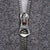Vintage Ralph Lauren Full Zip Classic Grey Hoodie Sweatshirt Size Large