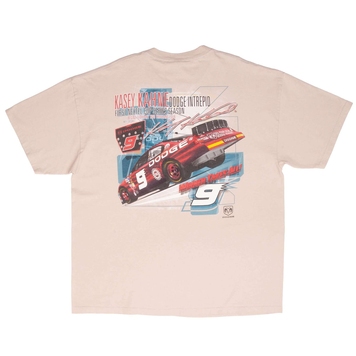 Vintage Nascar Kasey Kahne Dodge 2004 Tee Shirt Size Large