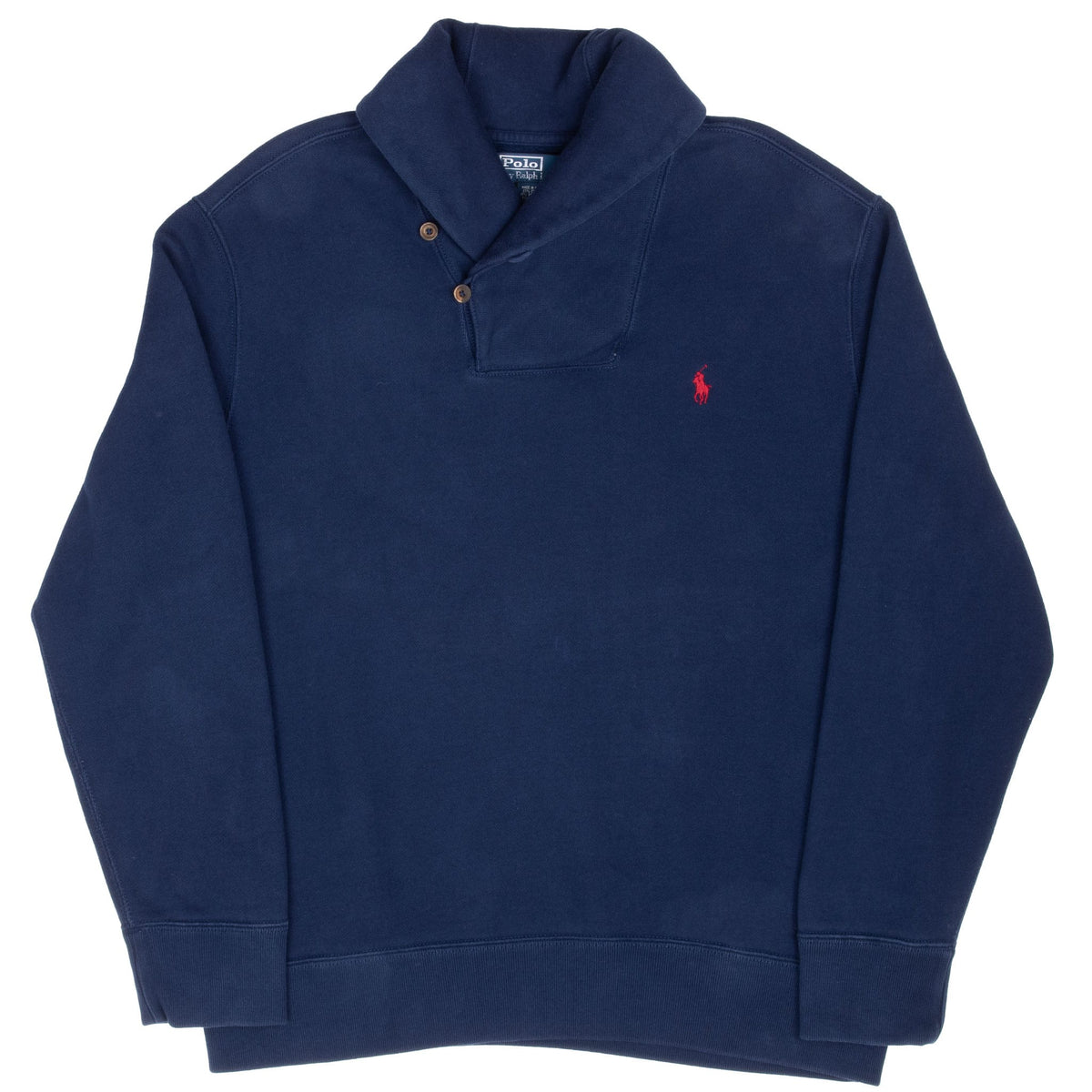 Vintage Polo Ralph Lauren Blue Sweatshirt 1990S Size Xl