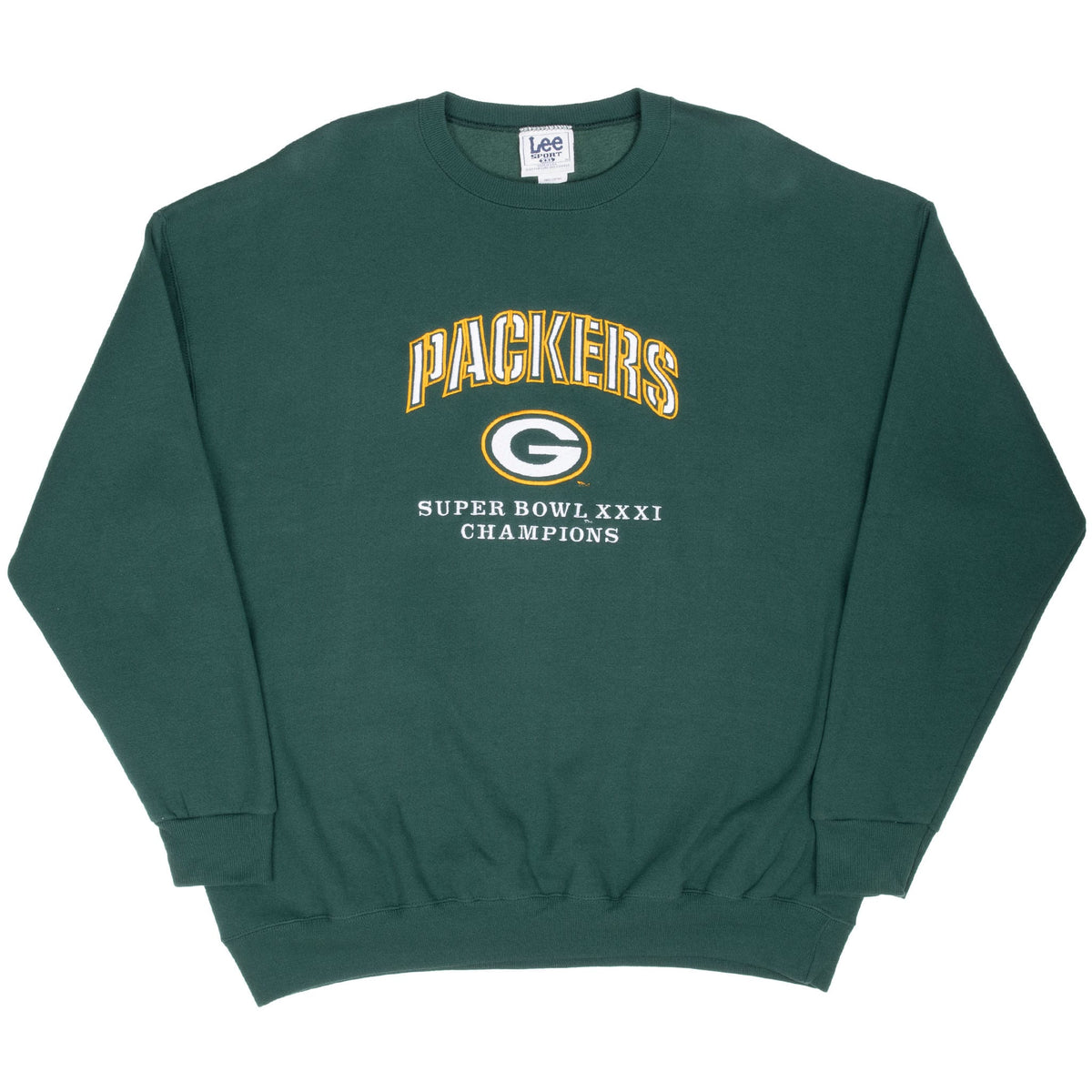Vintage Nfl Green Bay Packers Super Bowl Xxxi 1997 Sweatshirt Size 2XL Made In Usa