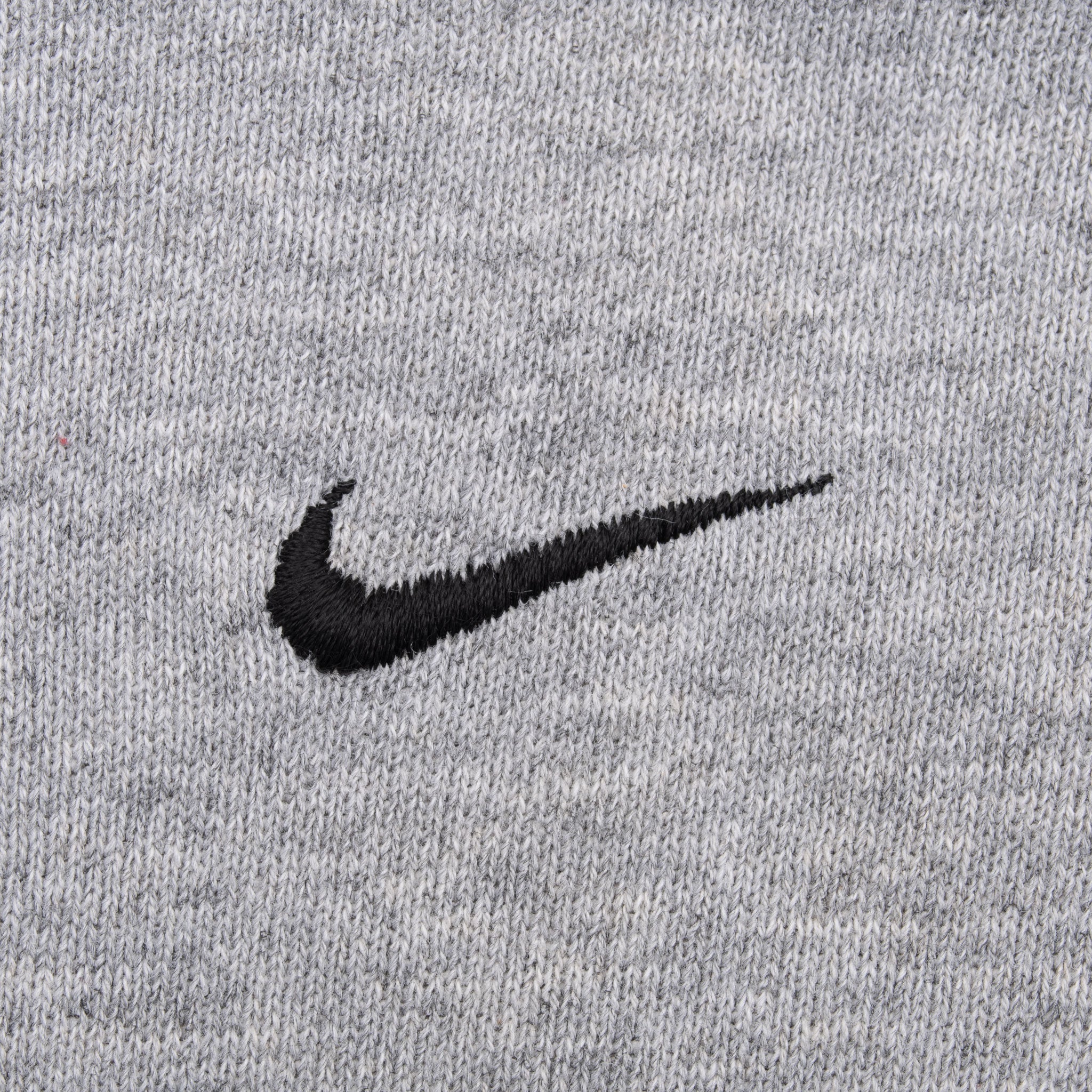 Vintage Nike Center Swoosh Grey Travis Scott Hoodie Sweatshirt 1990S Size Medium Made In USA