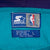 Vintage Nba Charlotte Hornets Starter Hoodie Sweatshirt 1990S Size Large