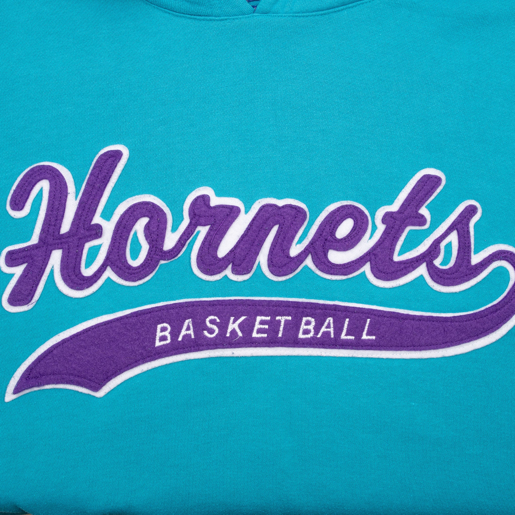 Vintage Nba Charlotte Hornets Starter Hoodie Sweatshirt 1990S Size Large