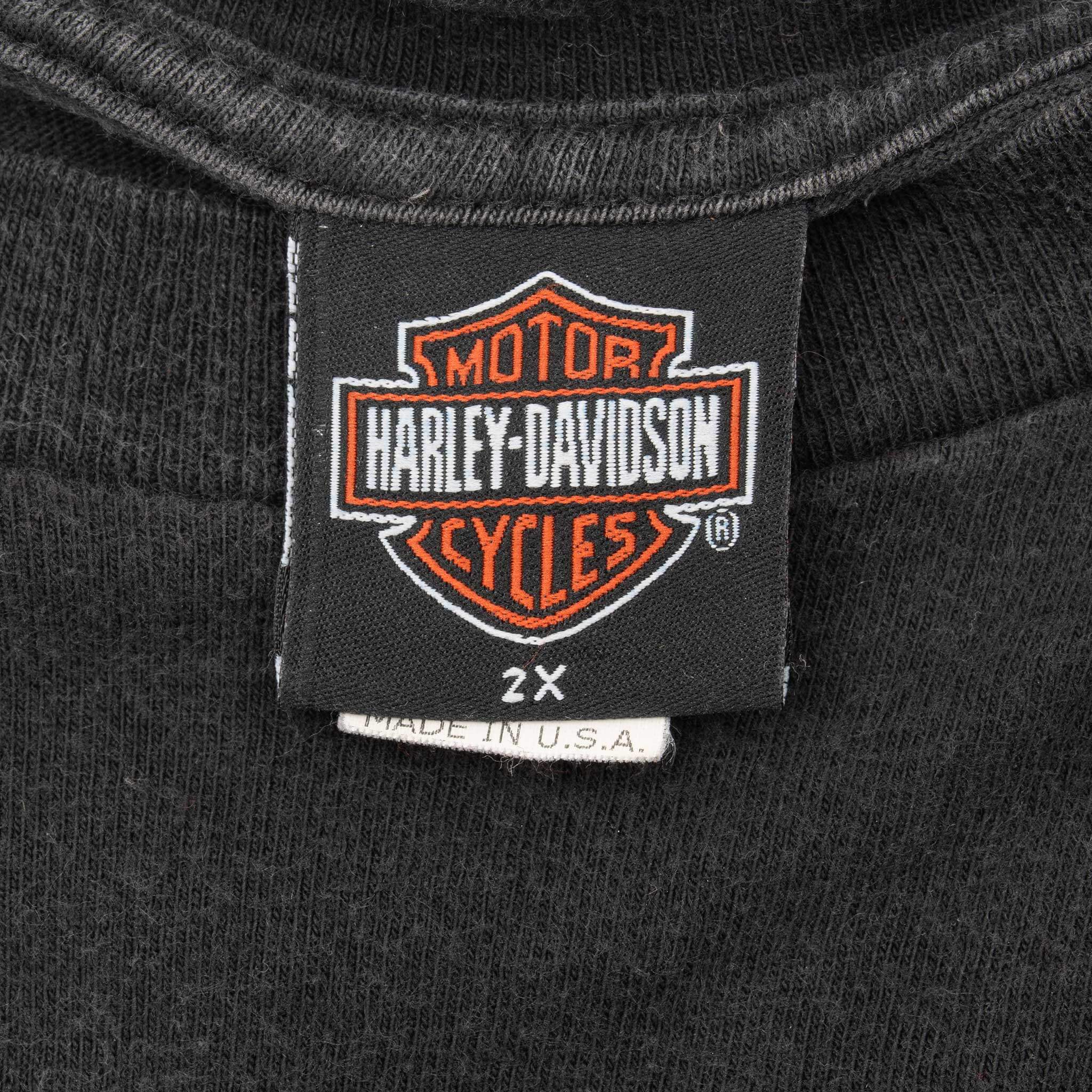 Vintage Harley Davidson Don't Settle For Lookalikes 2002 Tee Shirt Size 2XL Made In Usa