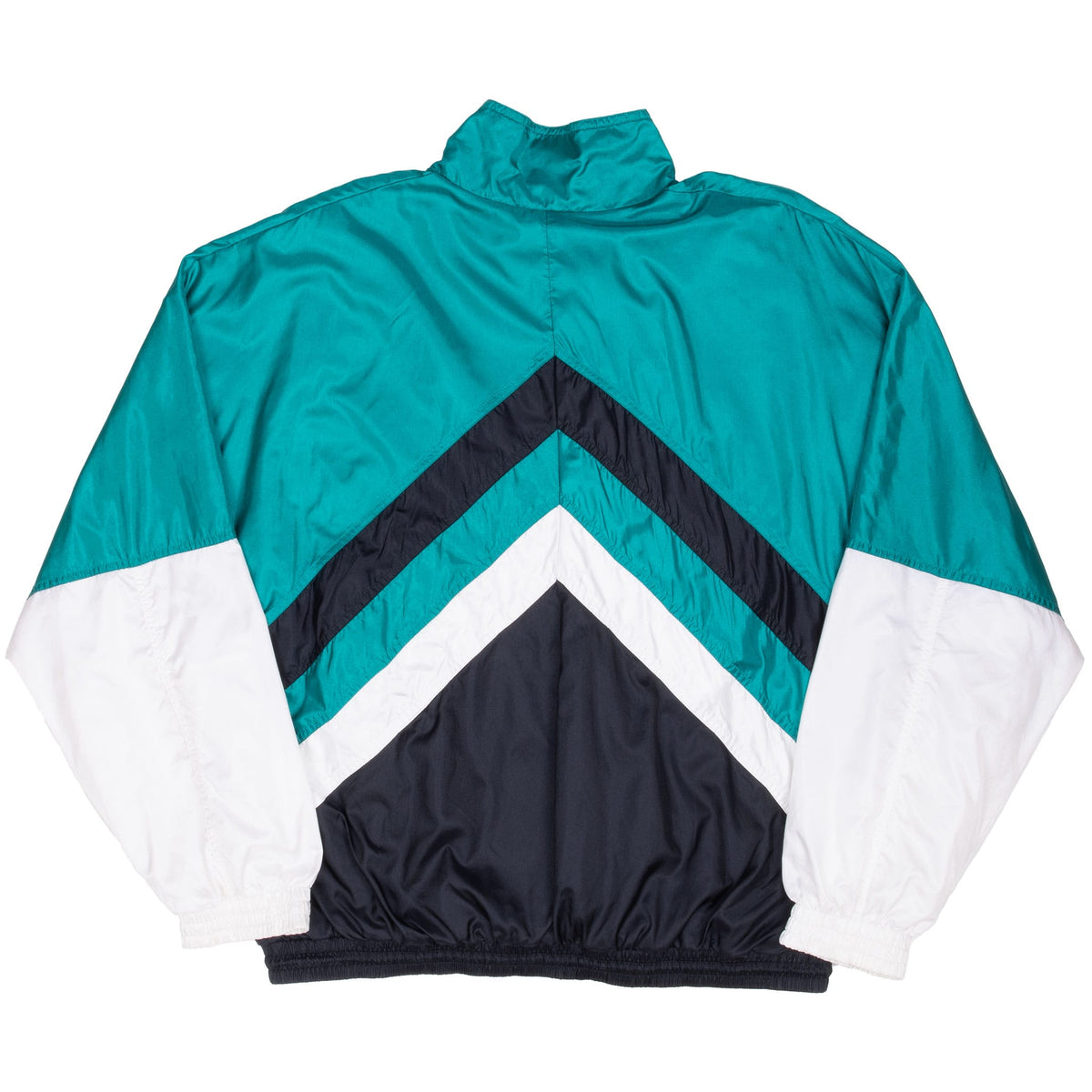 Vintage Nike Classic Swoosh Teal Windbreaker Jacket Early 1990s Size Large