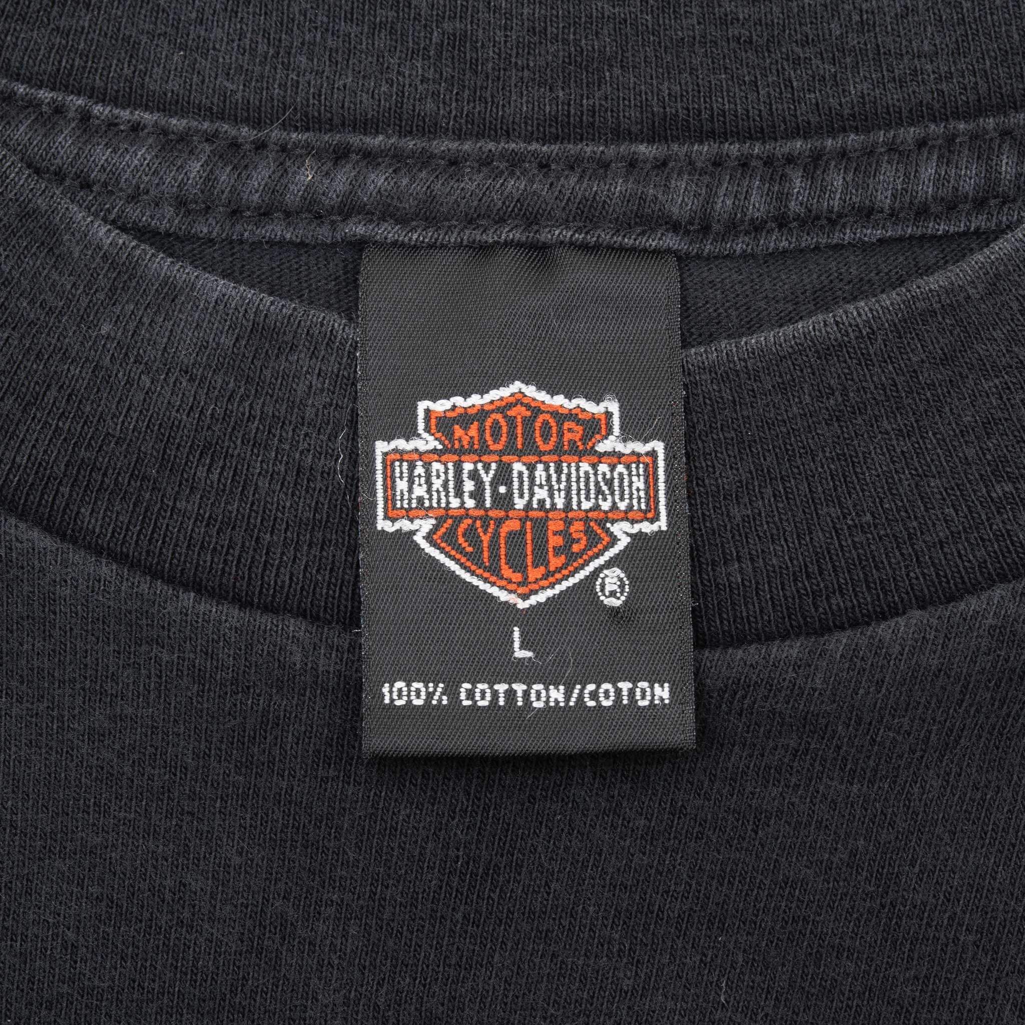 Vintage Harley Davidson Happy Harley Days Xmas Tee Shirt 1999 Size Medium