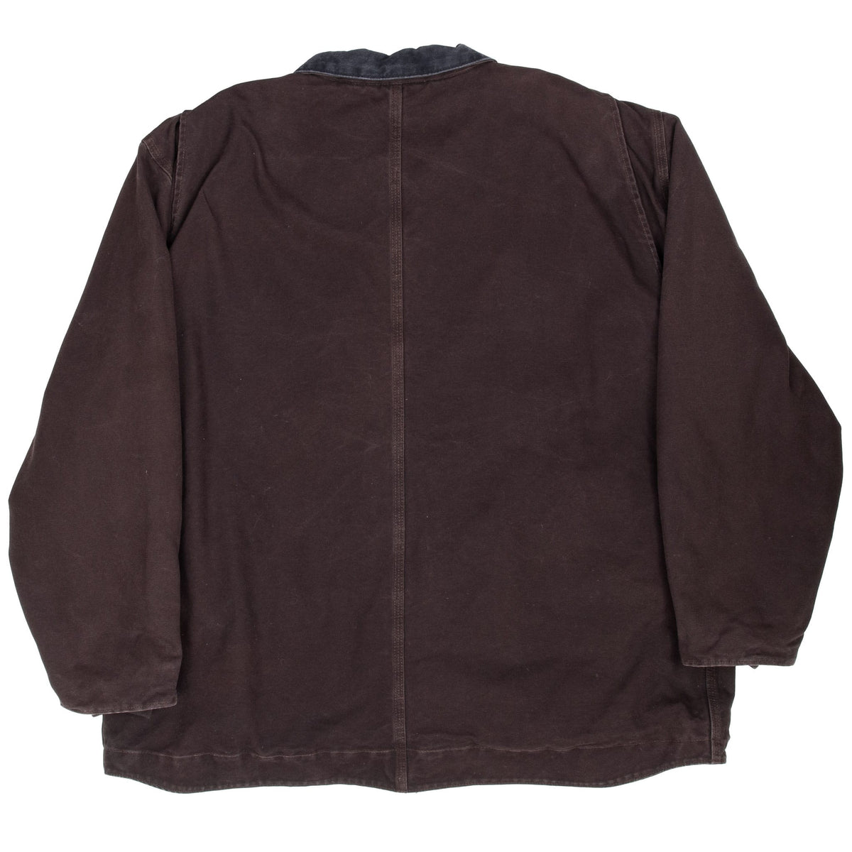 Vintage Carhartt Dark Brown Sandstone Ridge Sherpa-Lined Coat C61DKB Size 2XL