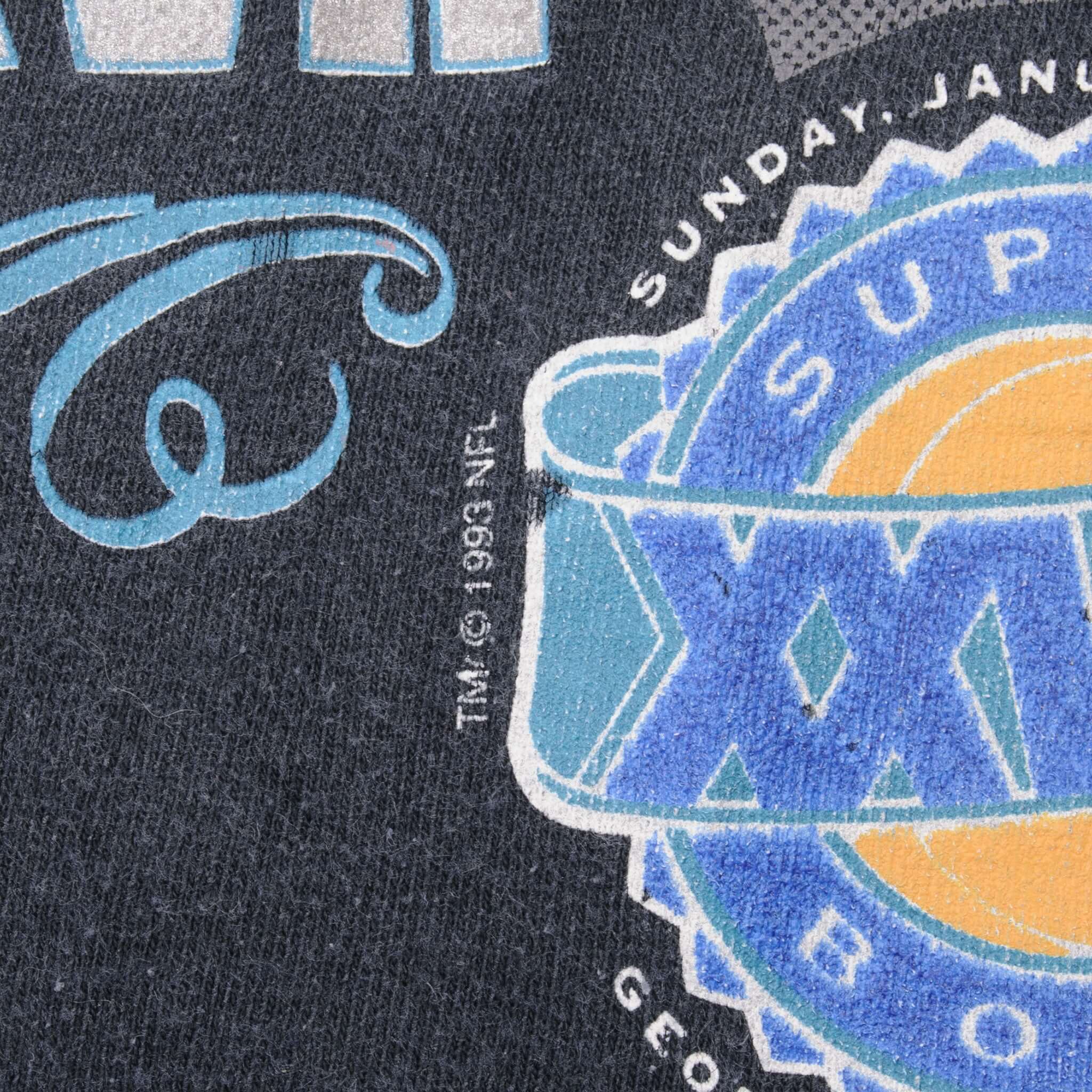 Vintage NFL Dallas Cowboys Back 2 Back Superbowl Champs 1994 Tee Shirt XL Made In Usa With Single Stitch Sleeves