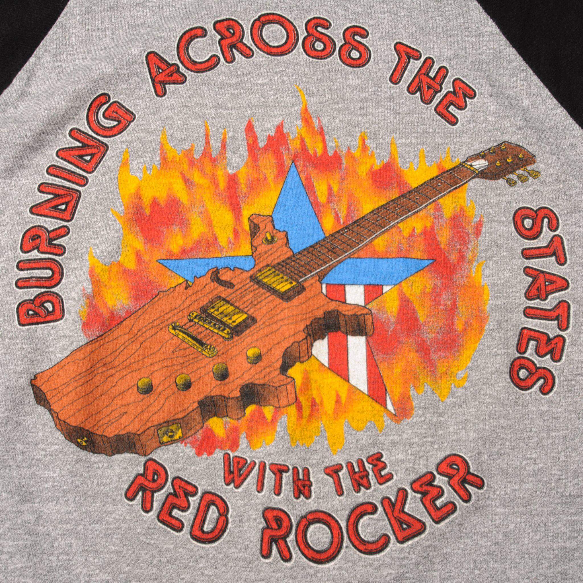 VINTAGE SAMMY HAGAR RAGLAN TEE SHIRT 1983 SIZE SMALL MADE IN USA