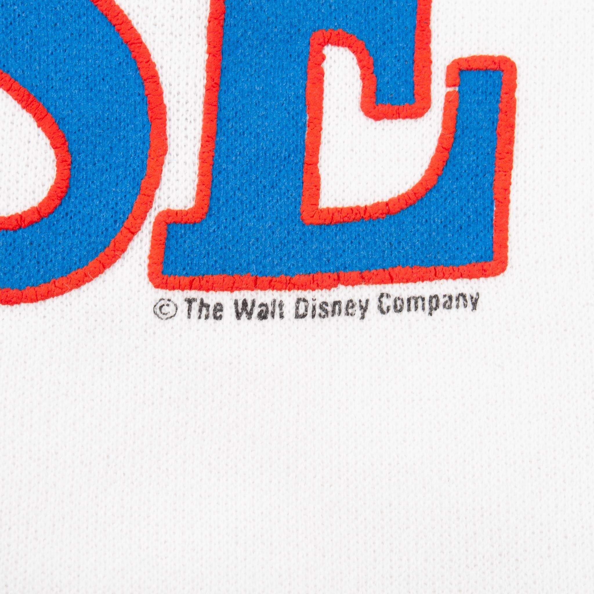 Vintage Disney Mickey Mouse 1990S White Sweatshirt Size Large