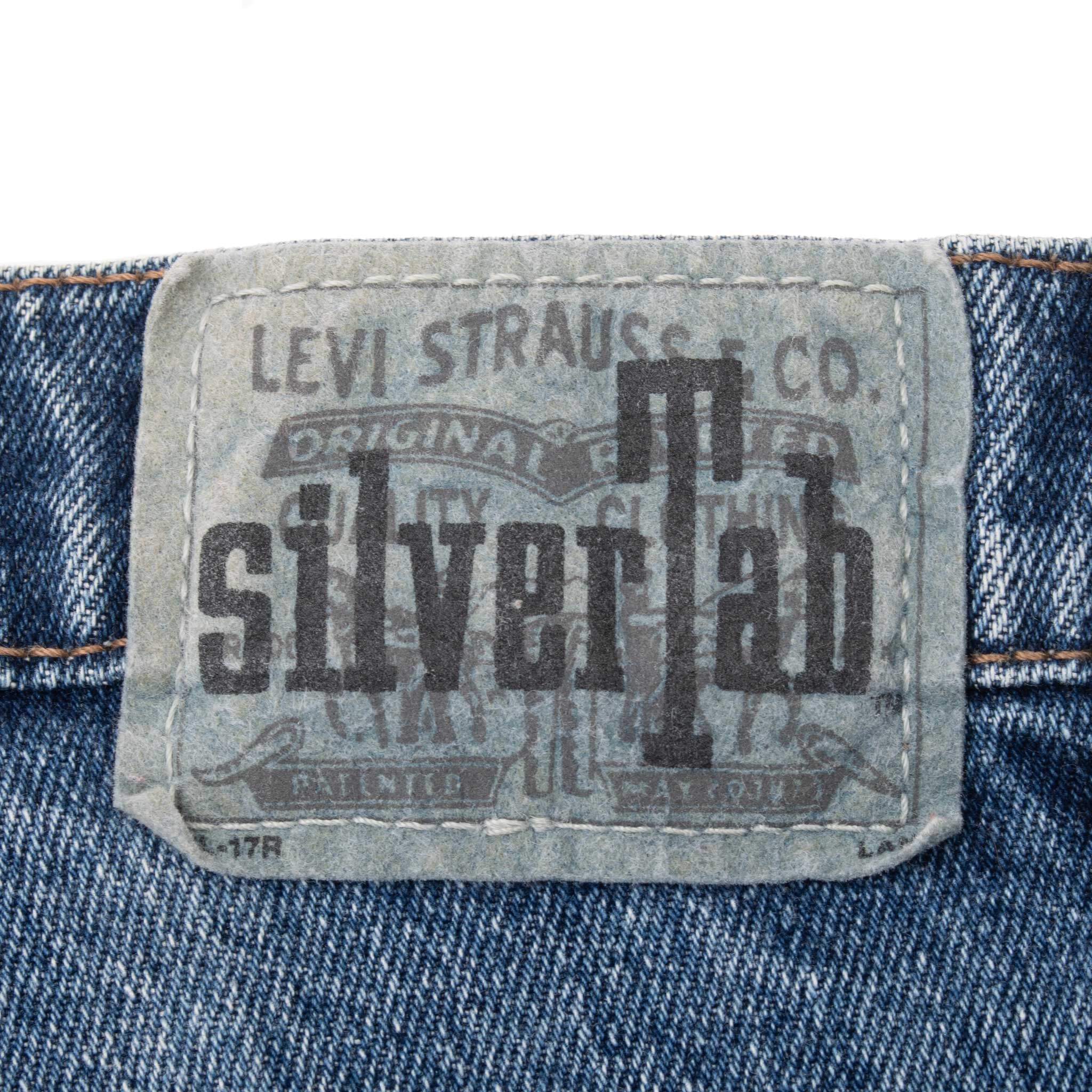 Vintage Levis Loose Silver Tab Indigo Jeans 2000S Size 32X32
