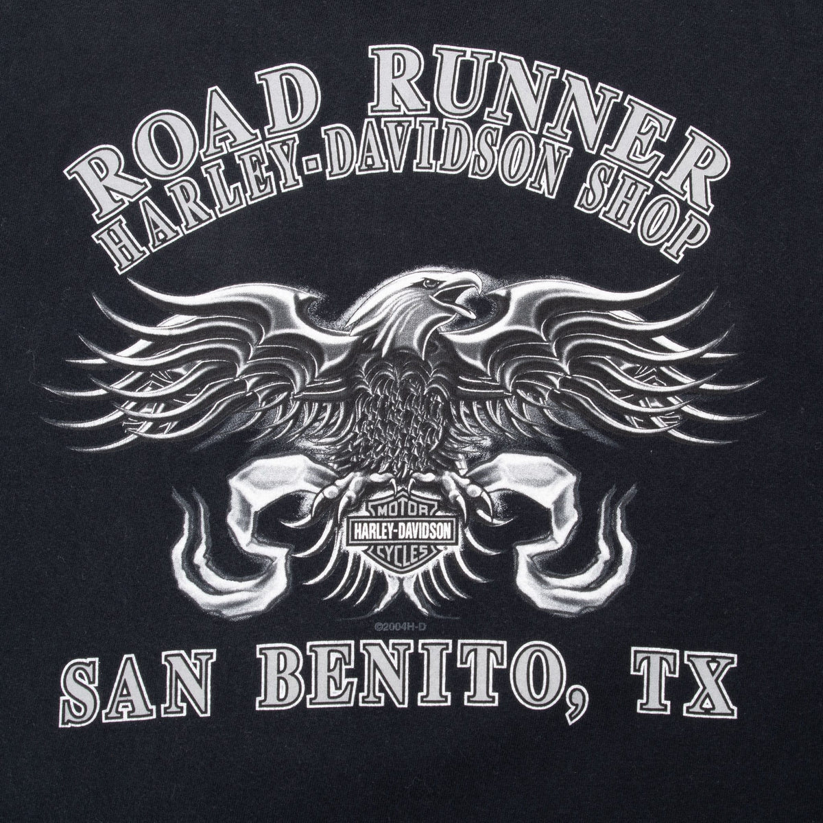 Vintage Harley-Davidson San Benito Texas T-Shirt 2004 Size XL Made in USA