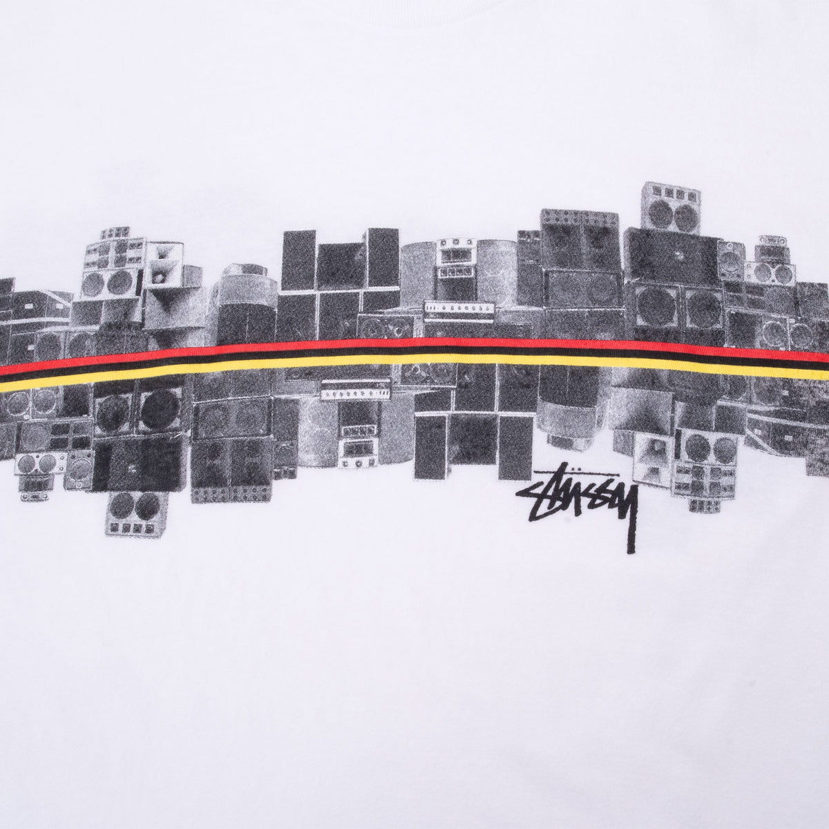 Vintage Stussy Speakers T-Shirt 2000s Size XL