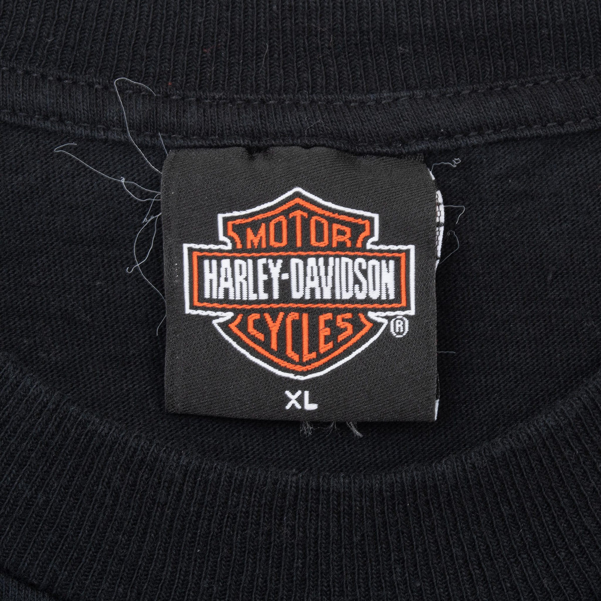 Harley-Davidson Bar & Shield neck tag marked XL