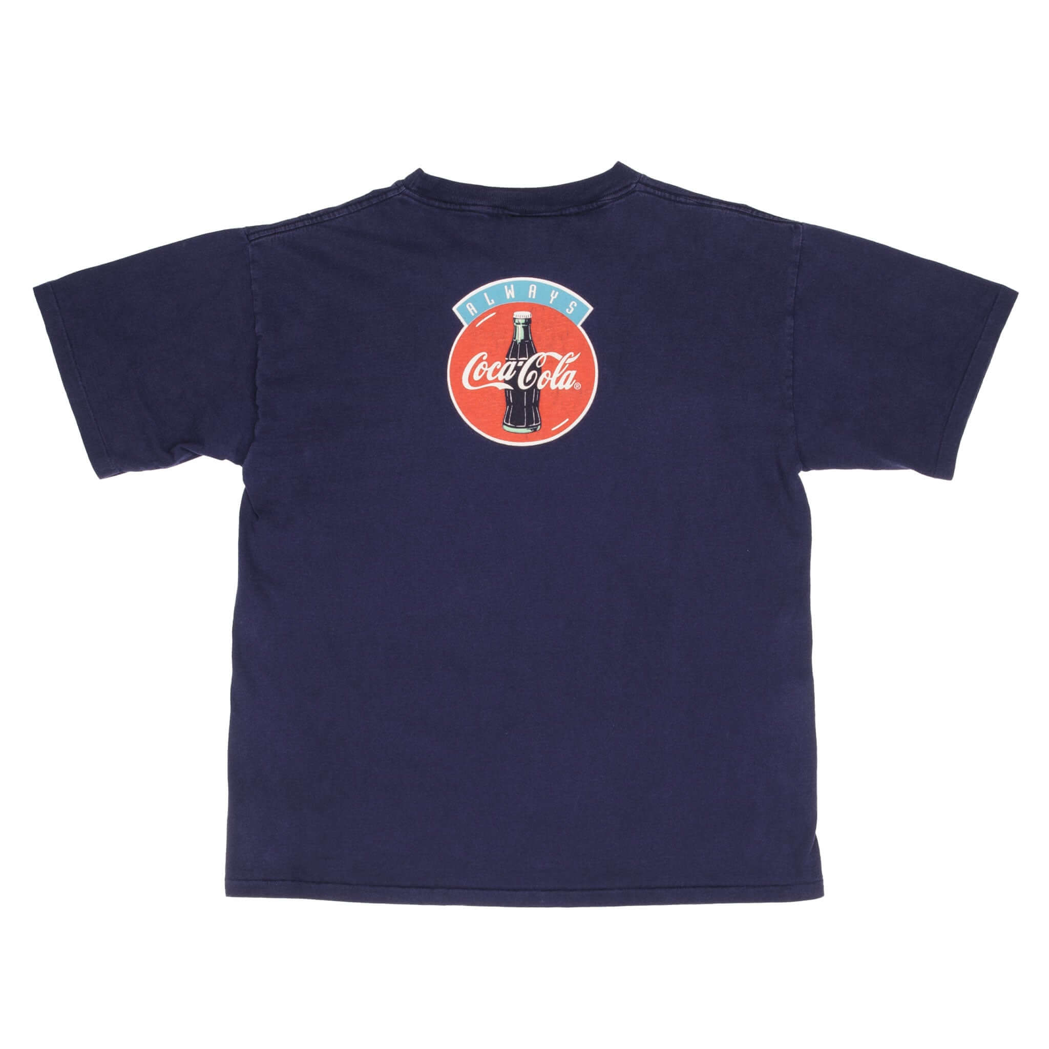 Vintage Coca Cola Polar Bear Tee Shirt 1995 Size Large Made In USA With Single Stitch Sleeves