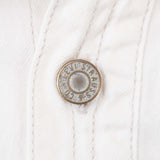 Vintage Levis Denim White Pocket Shirt 1990S Size XL