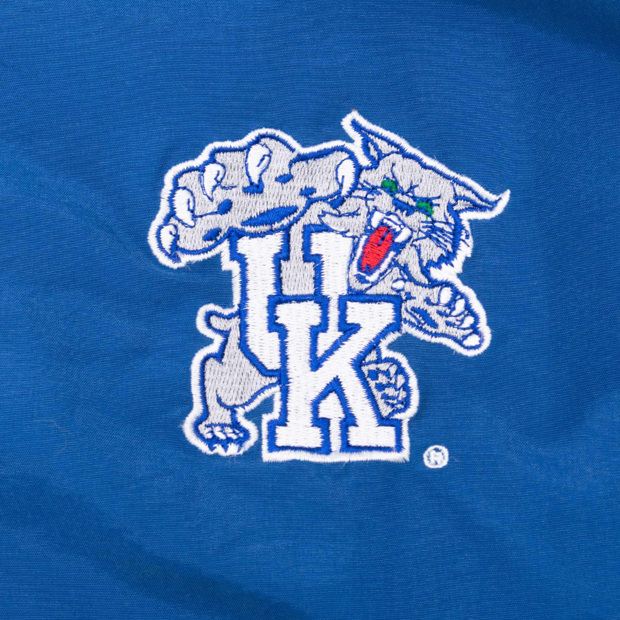 Vintage Ncaa Kentucky Wildcats Pullover Windbreaker Starter Jacket 1990S Size Xl