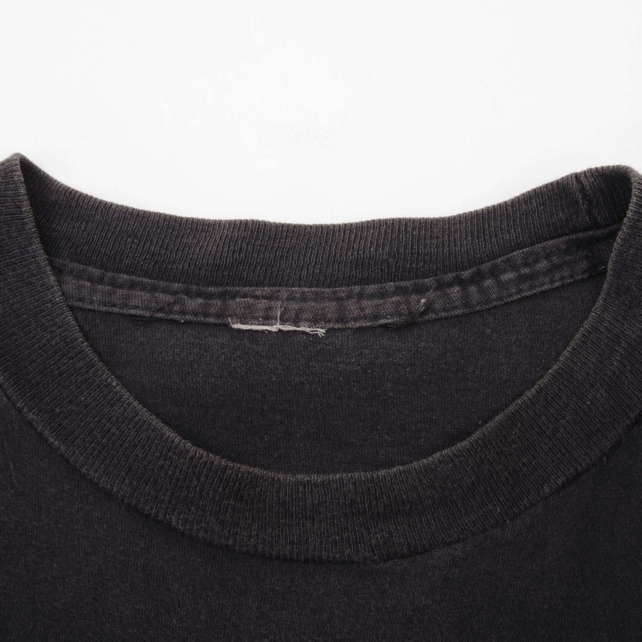 Vintage Slayer European Tour 1990 Tee Shirt Size Large With Single Stitch Sleeves