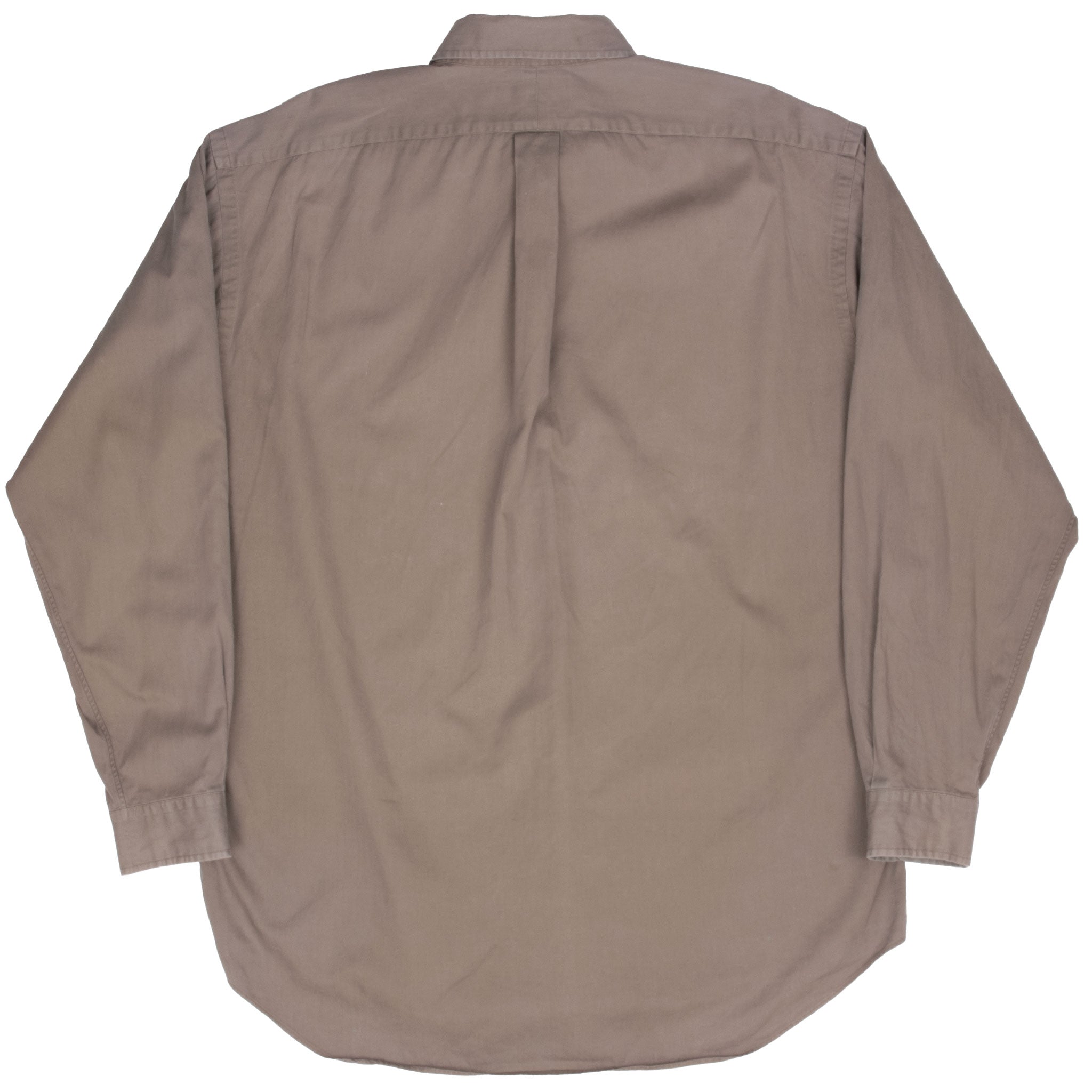 Vintage Ralph Lauren Grey Brown Shirt 1990S Size Large