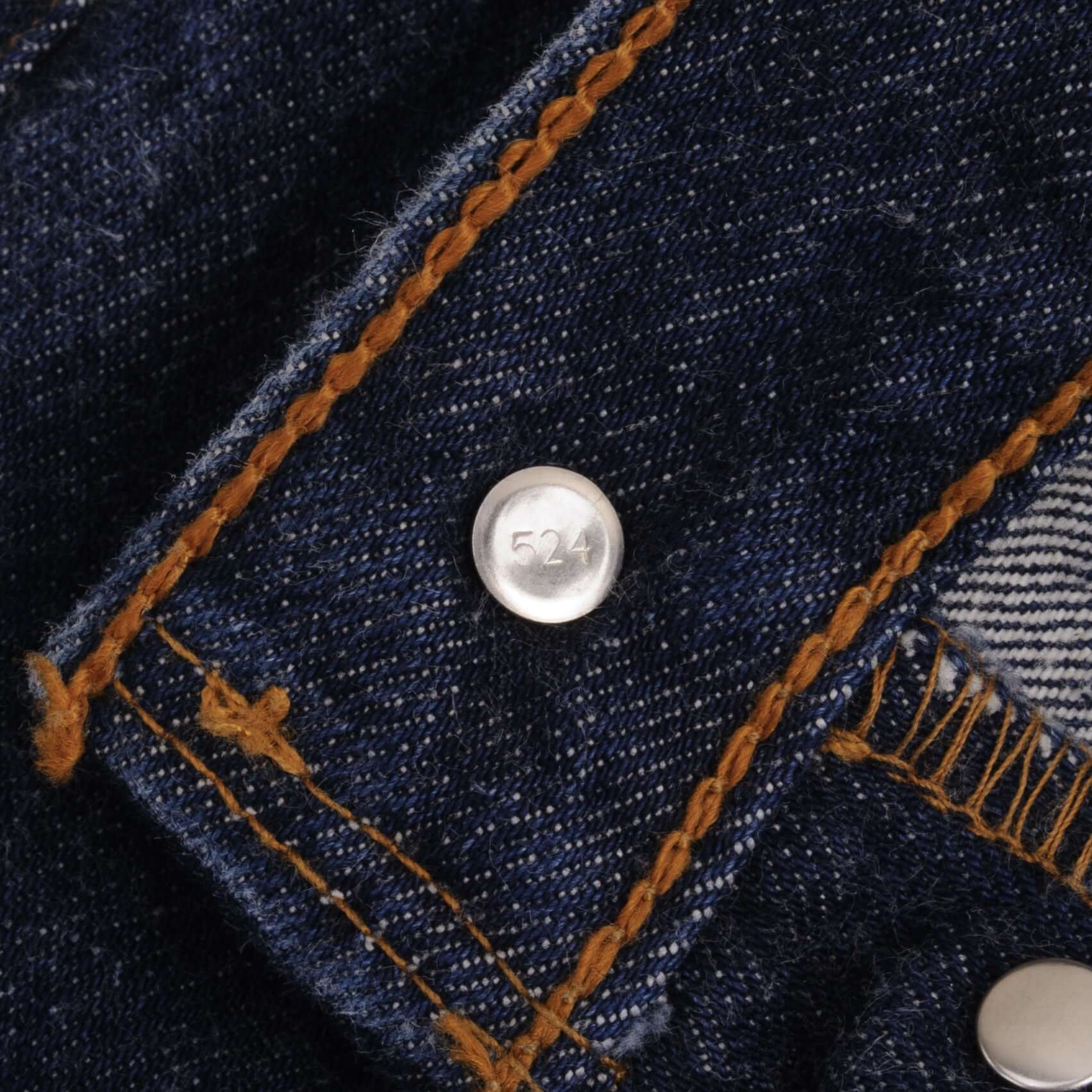 Beautiful Indigo Levis 501 Jeans 1990S Made in USA with Very Dark Wash Size on Tag 32X38 Actual Size 31X36 Back Button #524