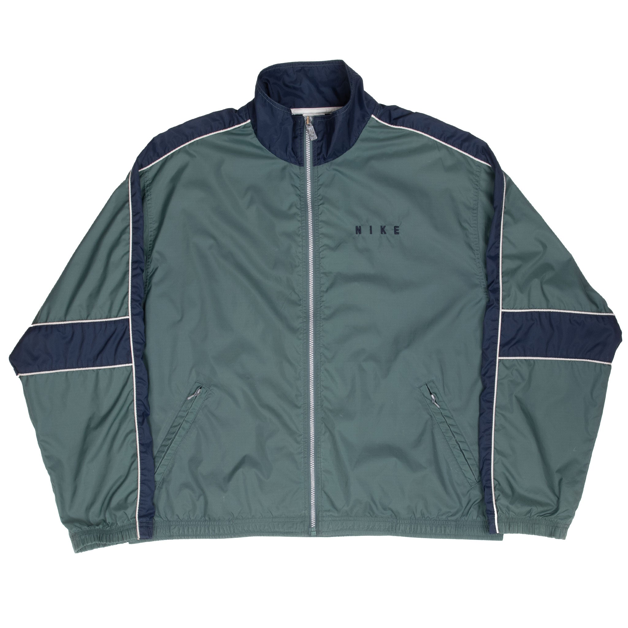 Vintage Nike Green Windbreaker Jacket 1990S Size Large