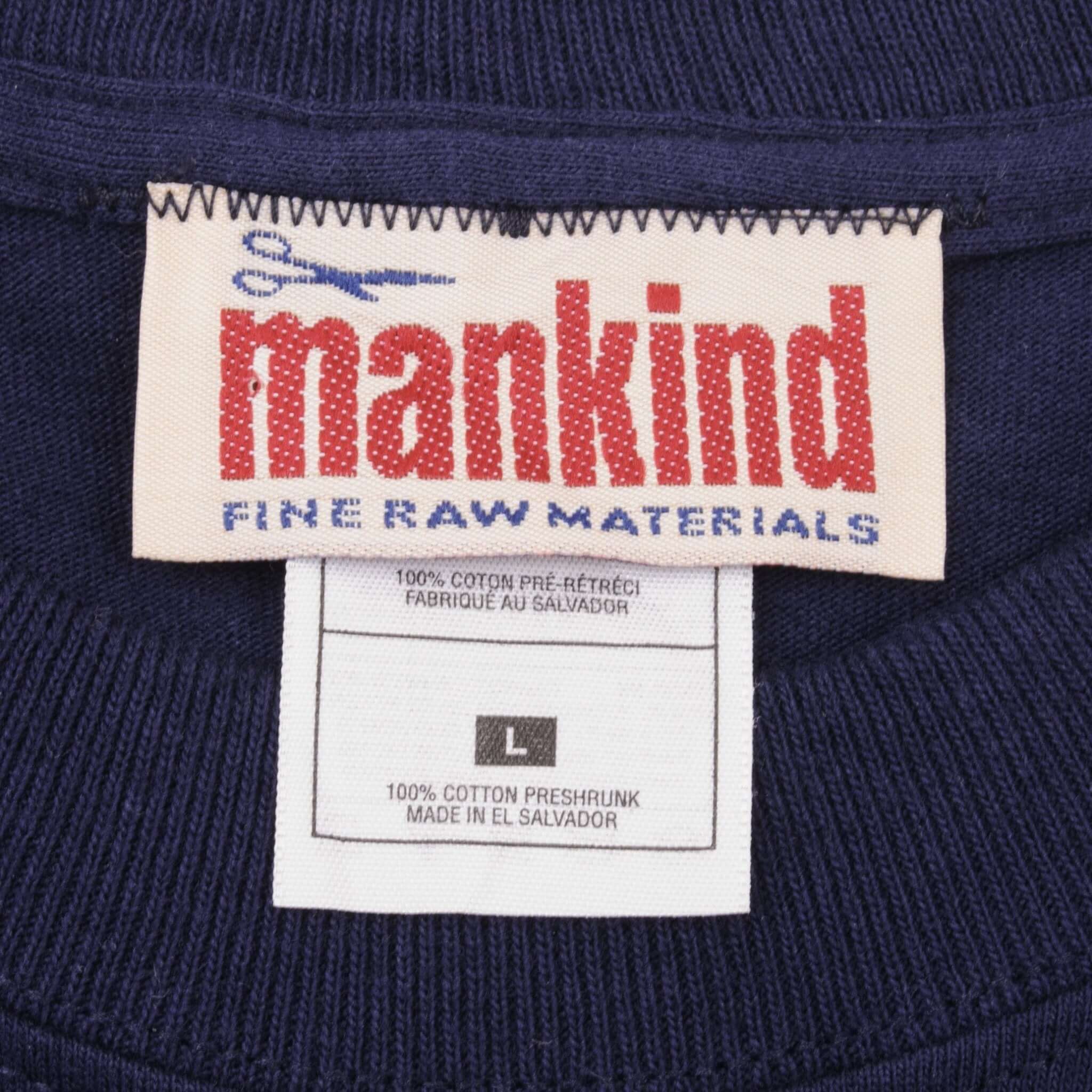 Vintage World Wrestling Federation Mankind Tee Shirt 1990S Size Large