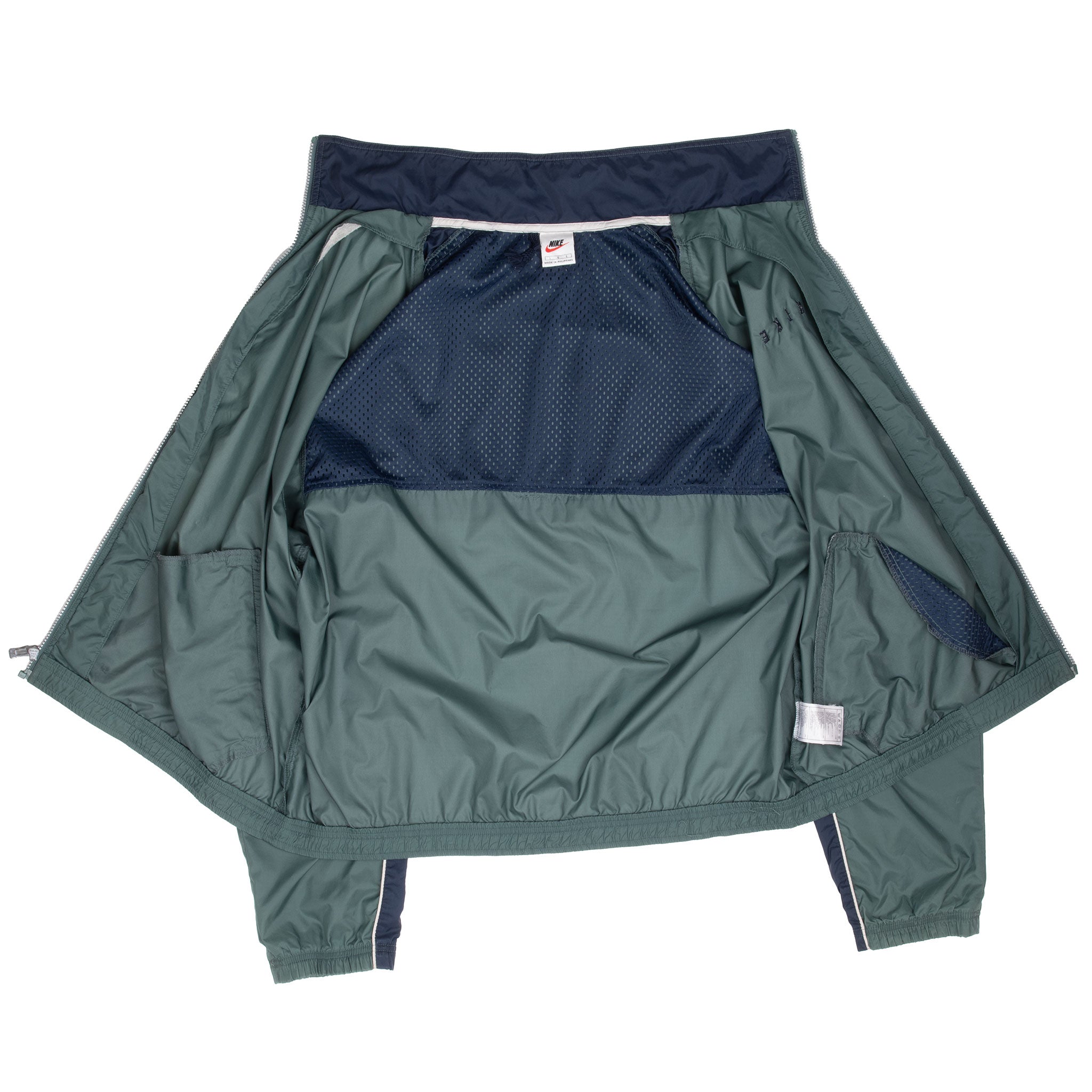 Vintage Nike Green Windbreaker Jacket 1990S Size Large