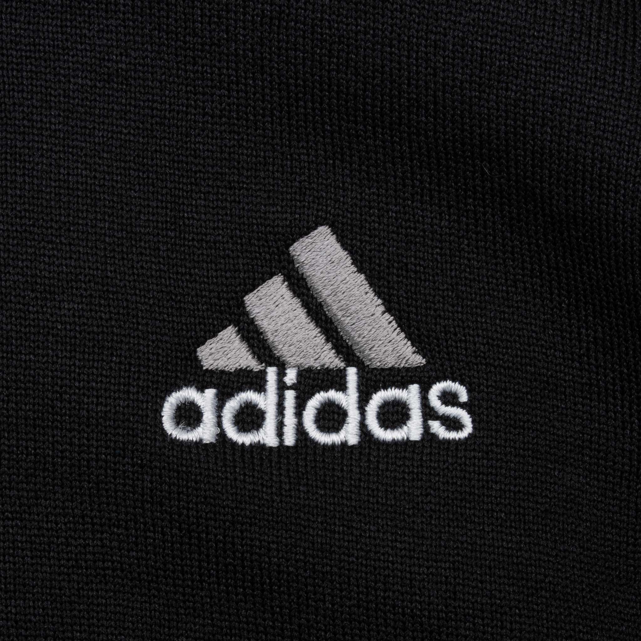 Vintage Adidas Black Hooded Track Jacket 1990S Size Small Made In USA