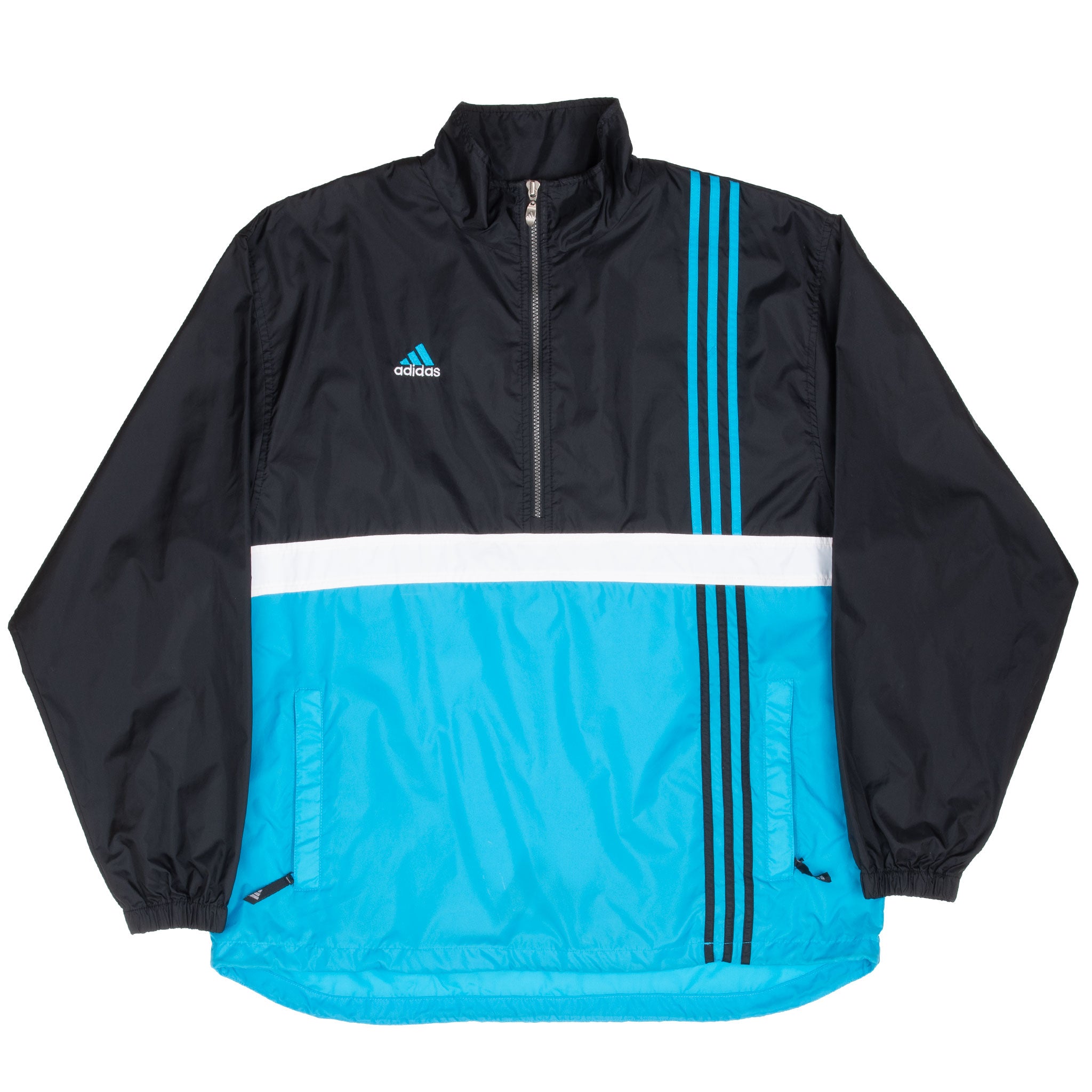Vintage Adidas Pullover Windbreaker Jacket 1990S Size Large
