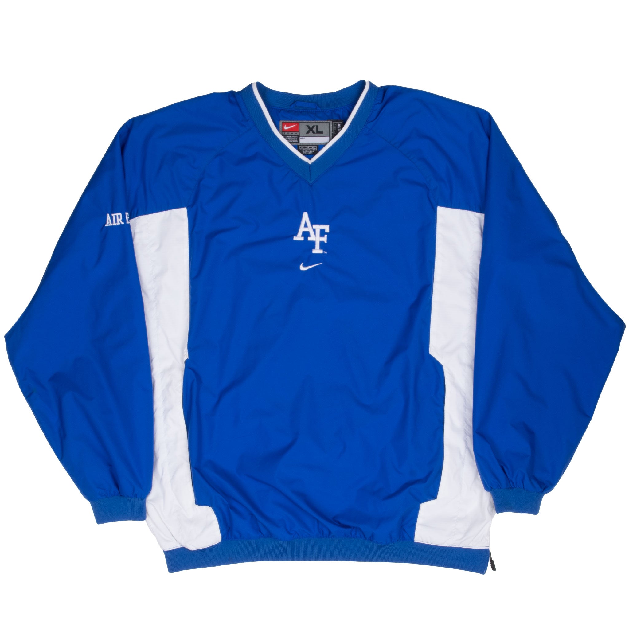 Vintage Nike Air Force Pullover Windbreaker Jacket 2000S Size XL
