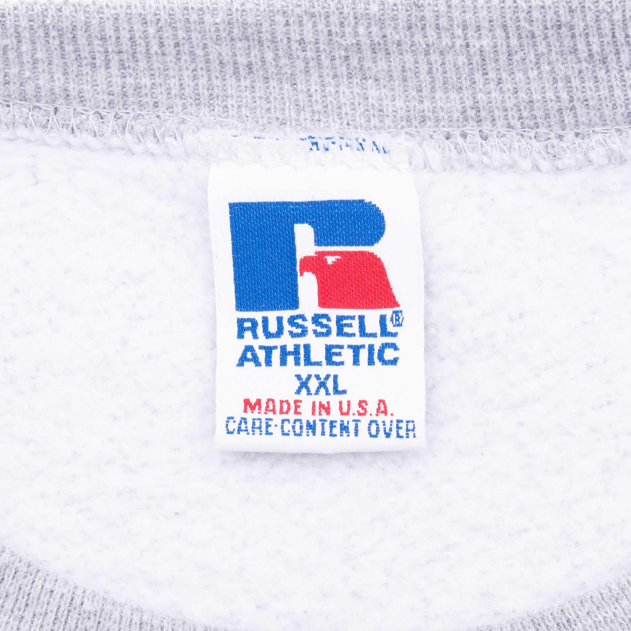 Vintage Nfl Denver Broncos 1990S Russell Sweatshirt Size 2XL Made In Usa