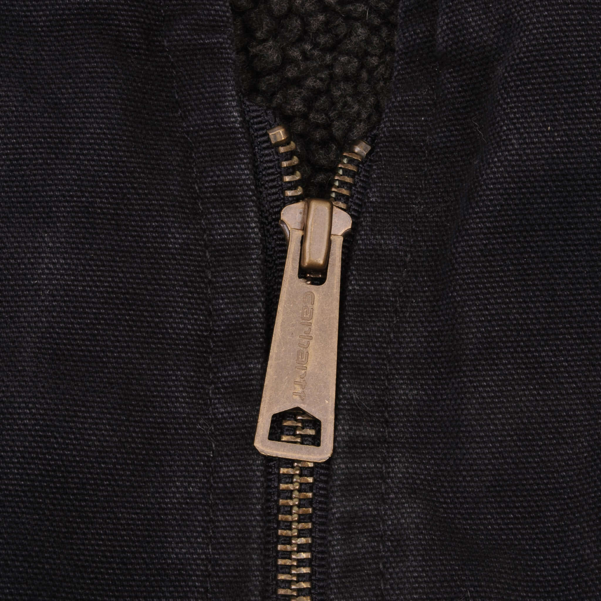 Vintage Carhartt Sherpa Lined Black Vest Jacket Unlined 1990s Size Large V26BLK