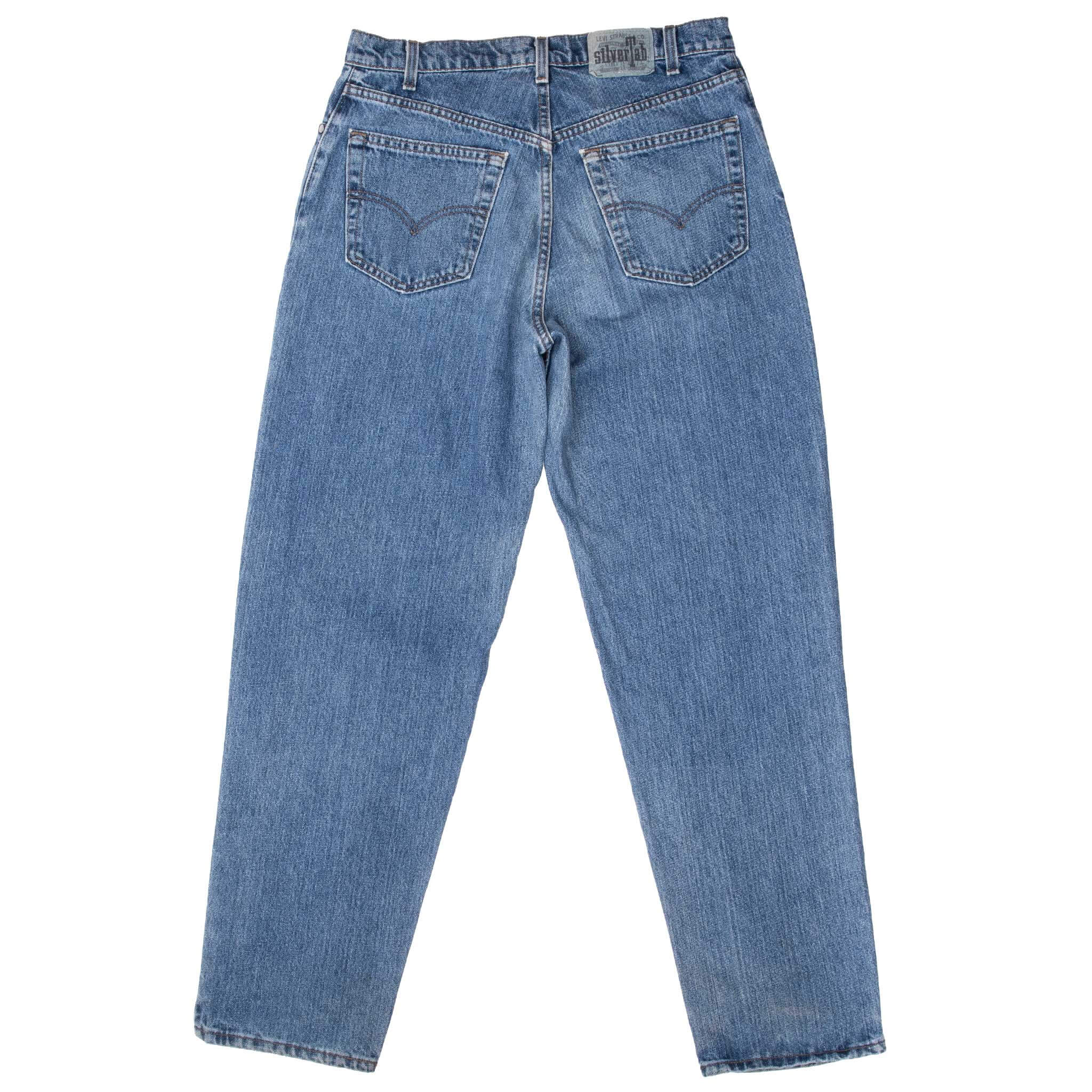 Vintage Levis Loose Silver Tab Indigo Jeans 2000S Size 32X32