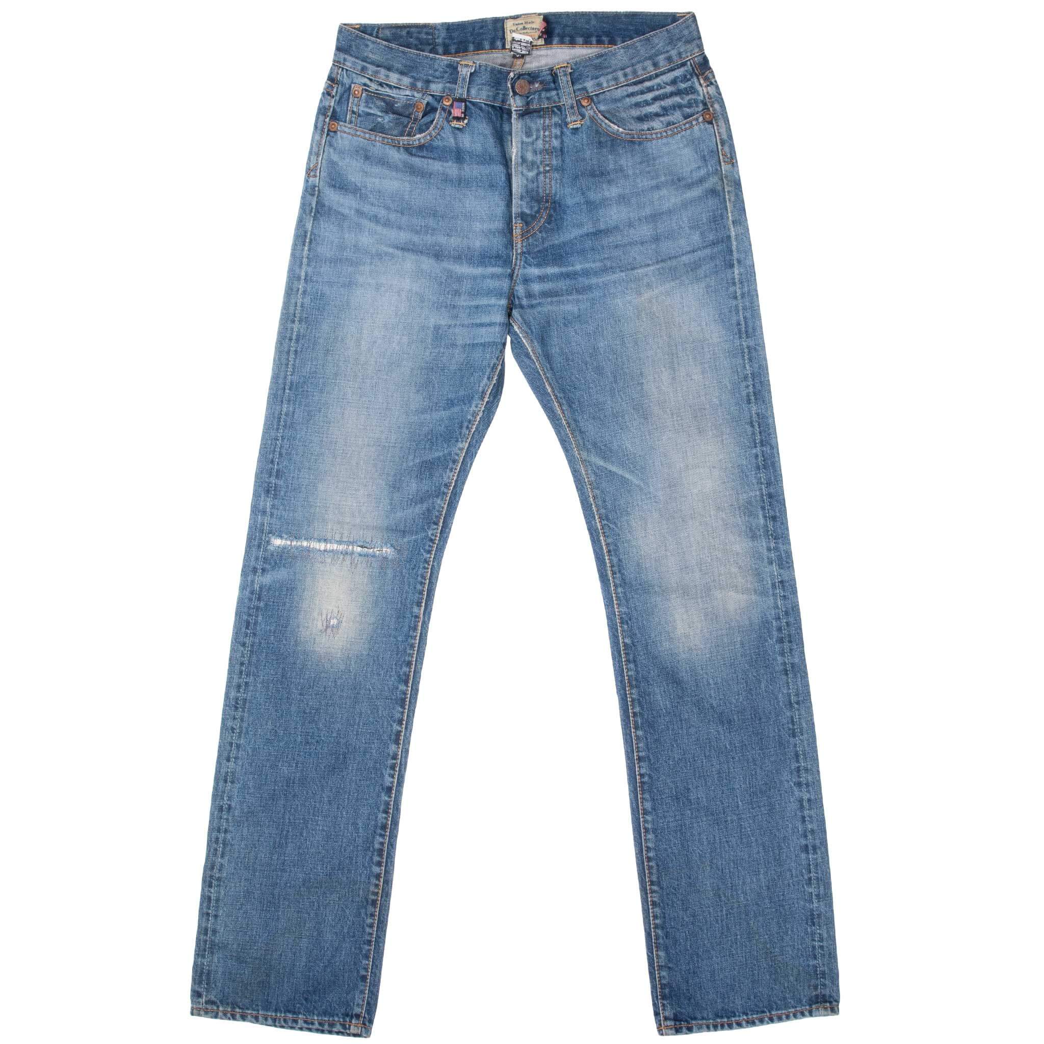 Vintage Dr Collectors Lot P09 Red Line Blue Jeans Size 31X32 Made In Usa