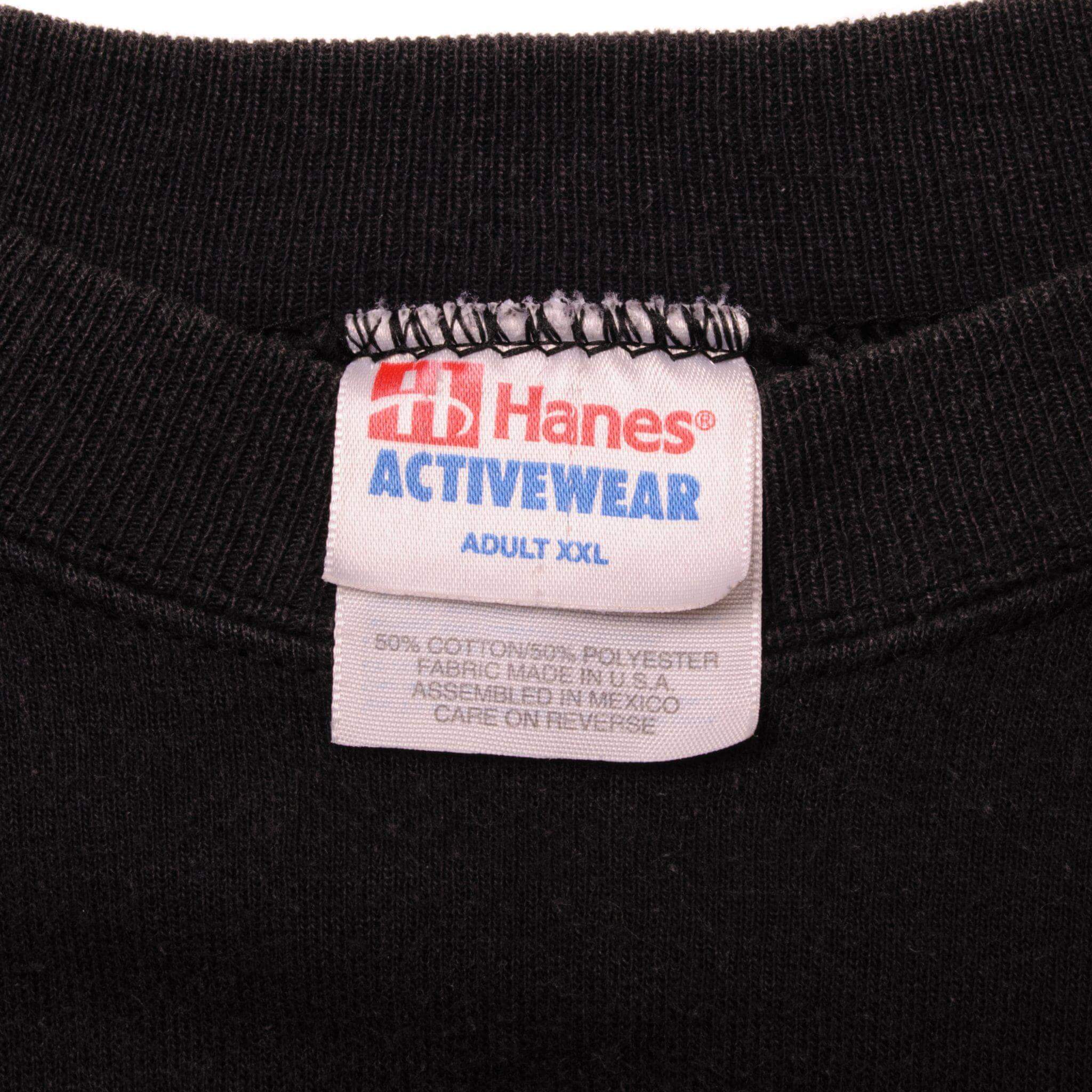 Vintage Label Tag Hanes Activewear 1998 90s 1990s
