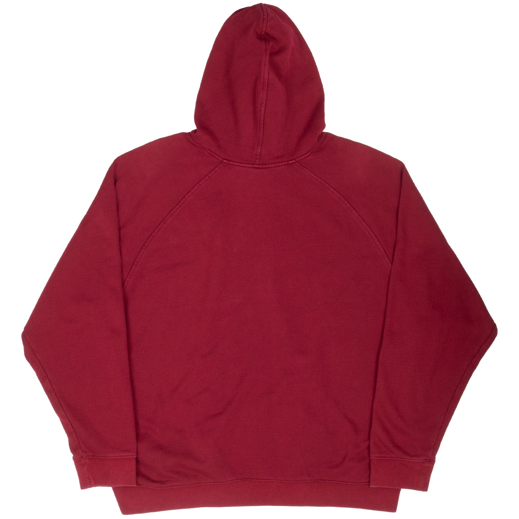 Vintage Nike Classic Swoosh Red Burgundy Sweatshirt 2000S Size 2XL