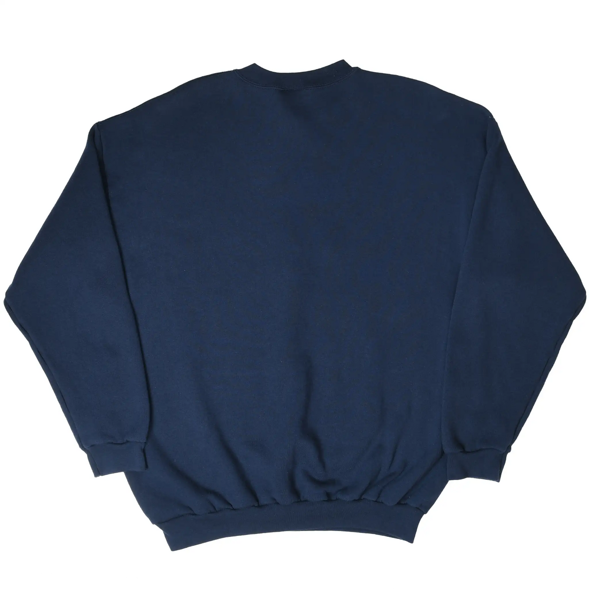Plain back of navy Denver Broncos crewneck sweatshirt