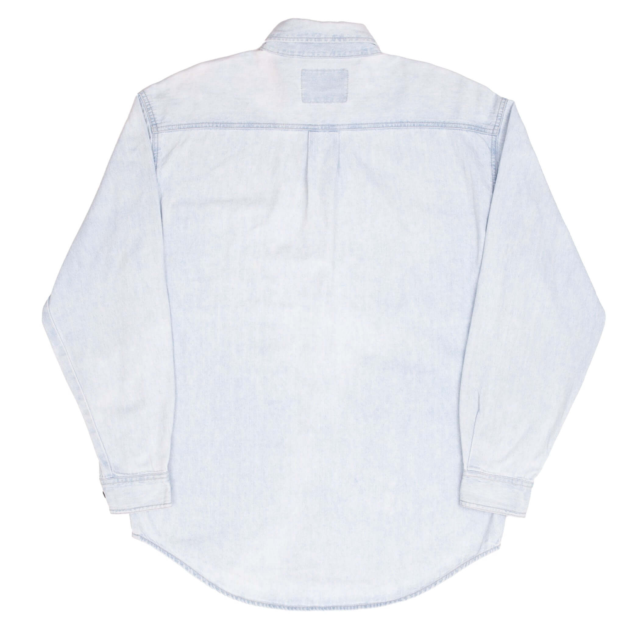 Vintage Levis Denim Blue Pocket Shirt 1990S Size Medium