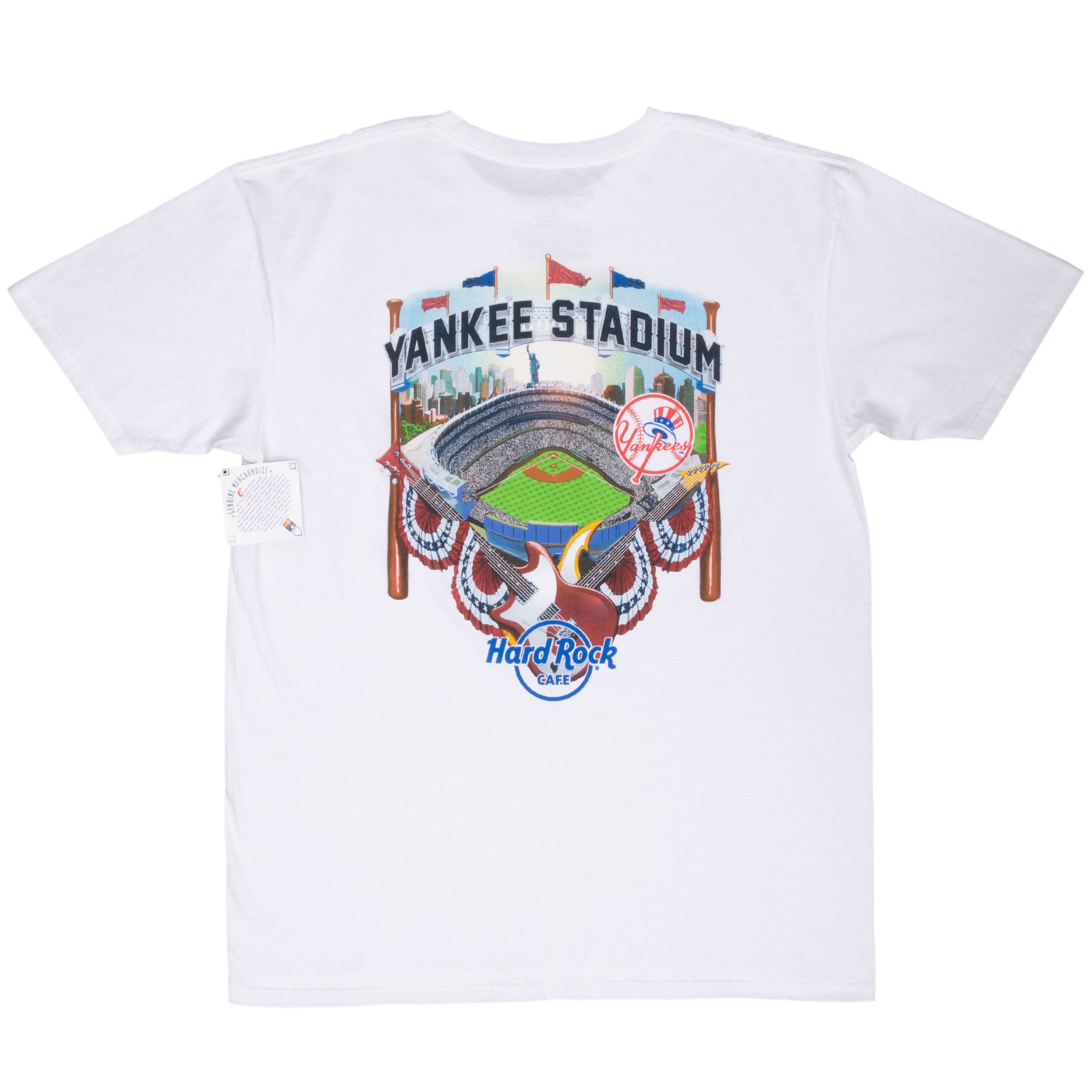 Vintage Hard Rock Cafe Yankees Stadium Tee Shirt 2000S Size XL Deadstock