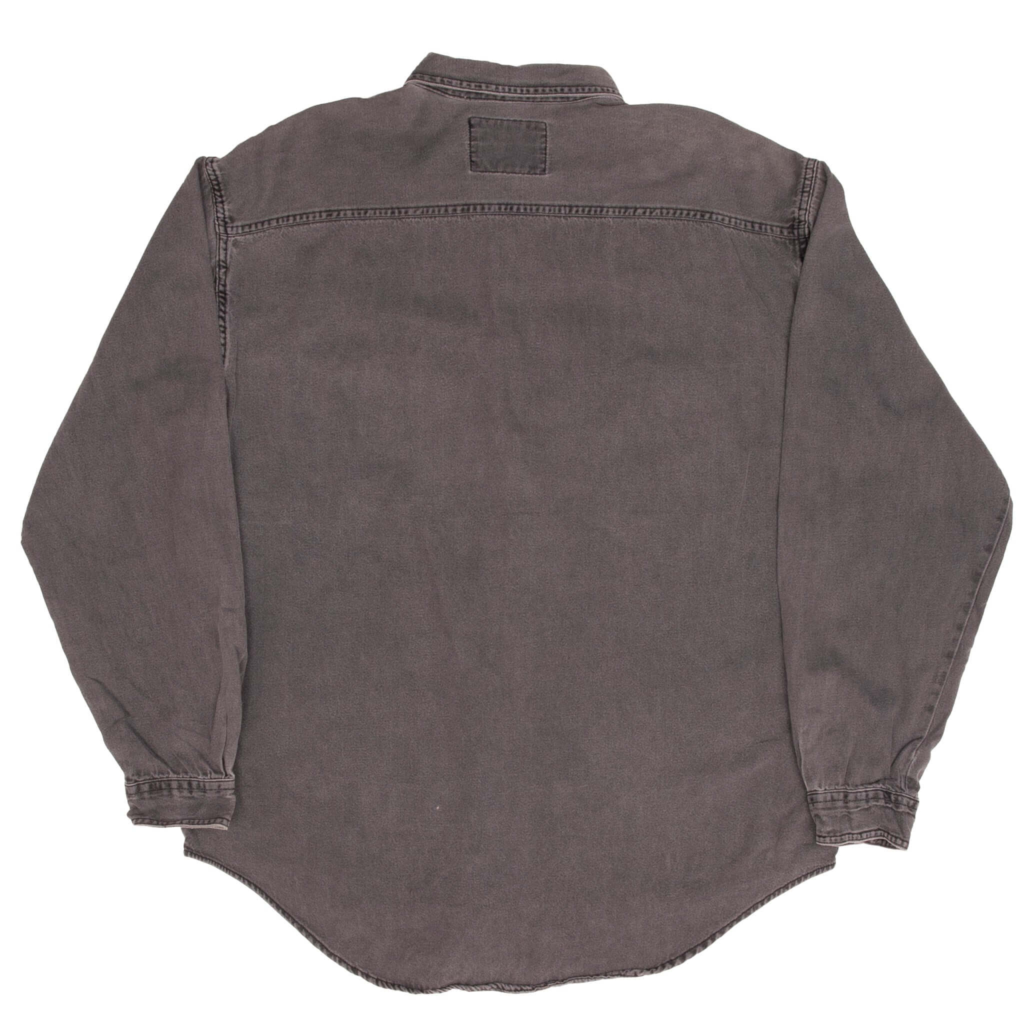 Vintage Levis Denim Black Pocket Shirt 1990S Size Large