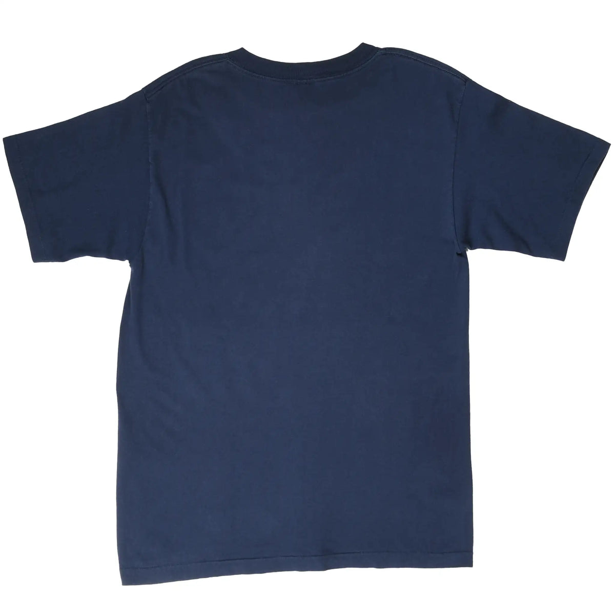 Back of plain navy Seattle Mariners short-sleeve T-shirt