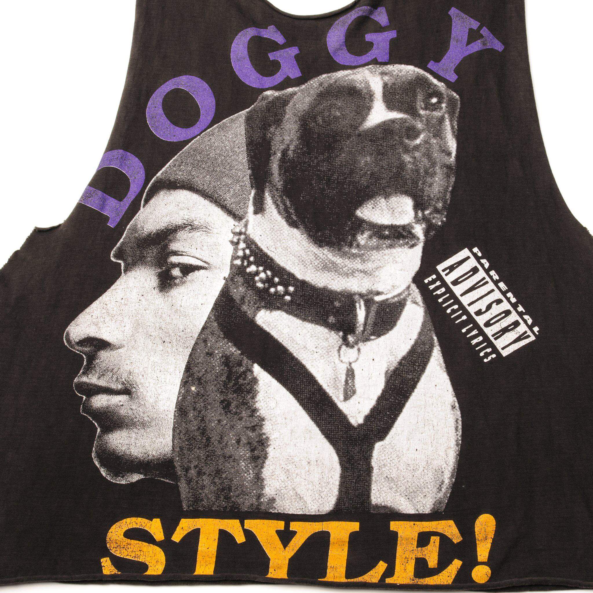 VINTAGE SNOOP DOGG SLEEVELESS TEE SHIRT SIZE LARGE 1990s