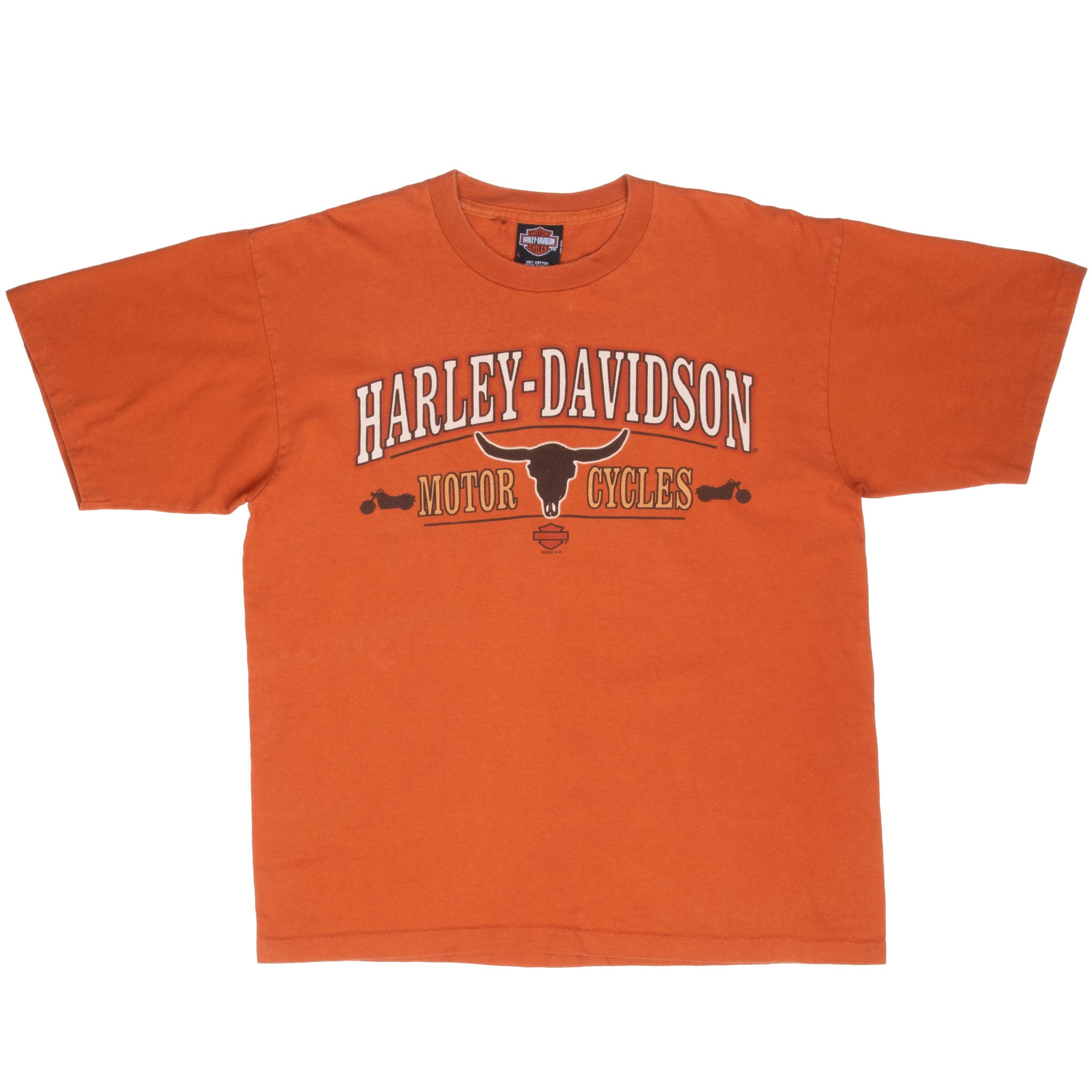 Vintage Harley Davidson Austin Texas 2006 Tee Shirt Size Large Made In Usa With Single Stitch Sleeves