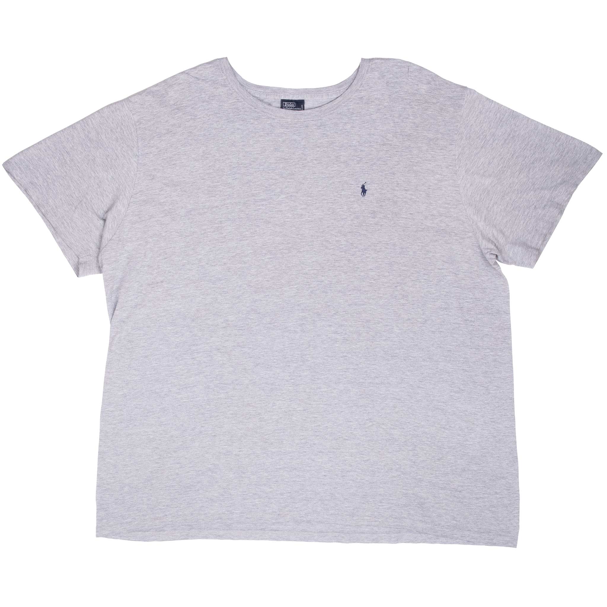 Vintage Polo Ralph Lauren Classic Grey Tee Shirt 1990S Size 2XL