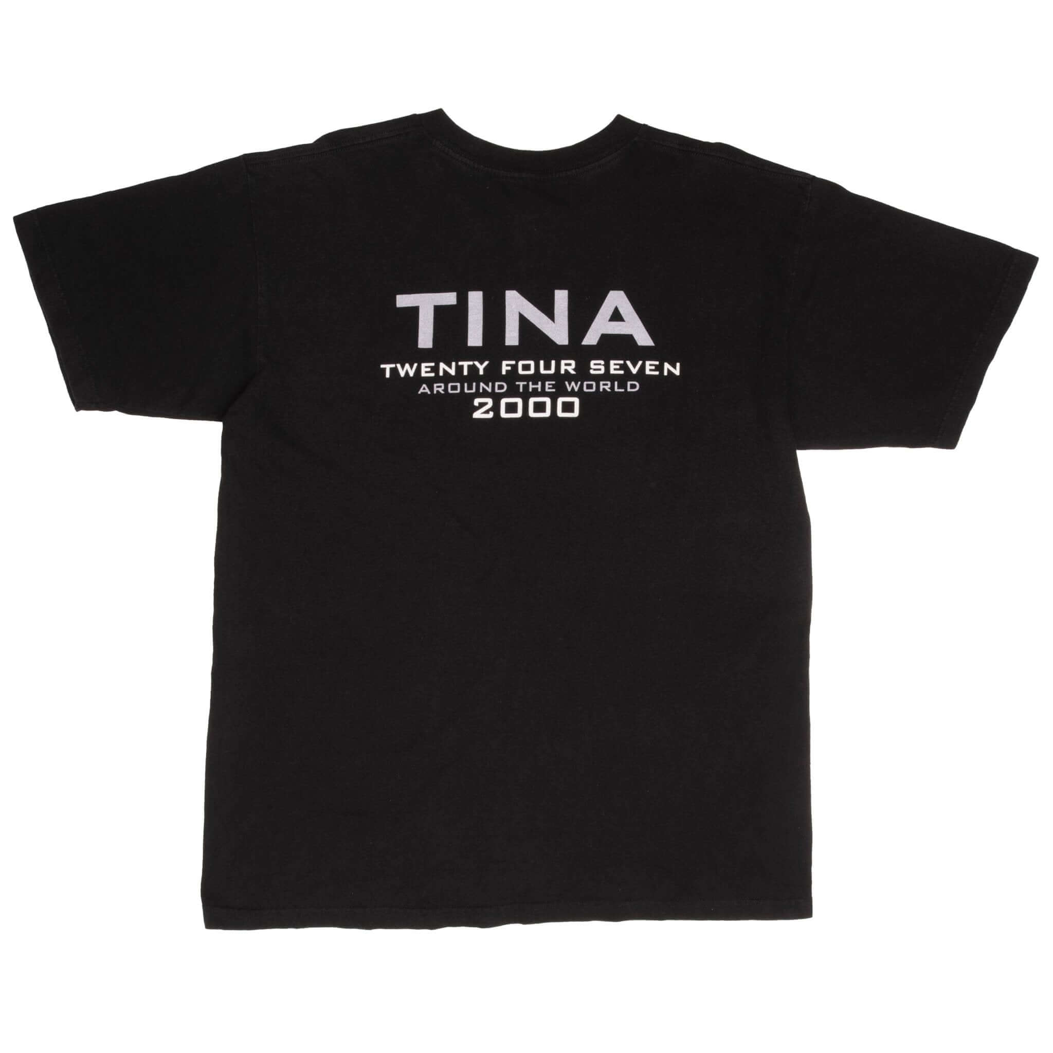 Vintage Tina Turner Twenty Four Seven Tour Giant Tee Shirt 2000 Size XL