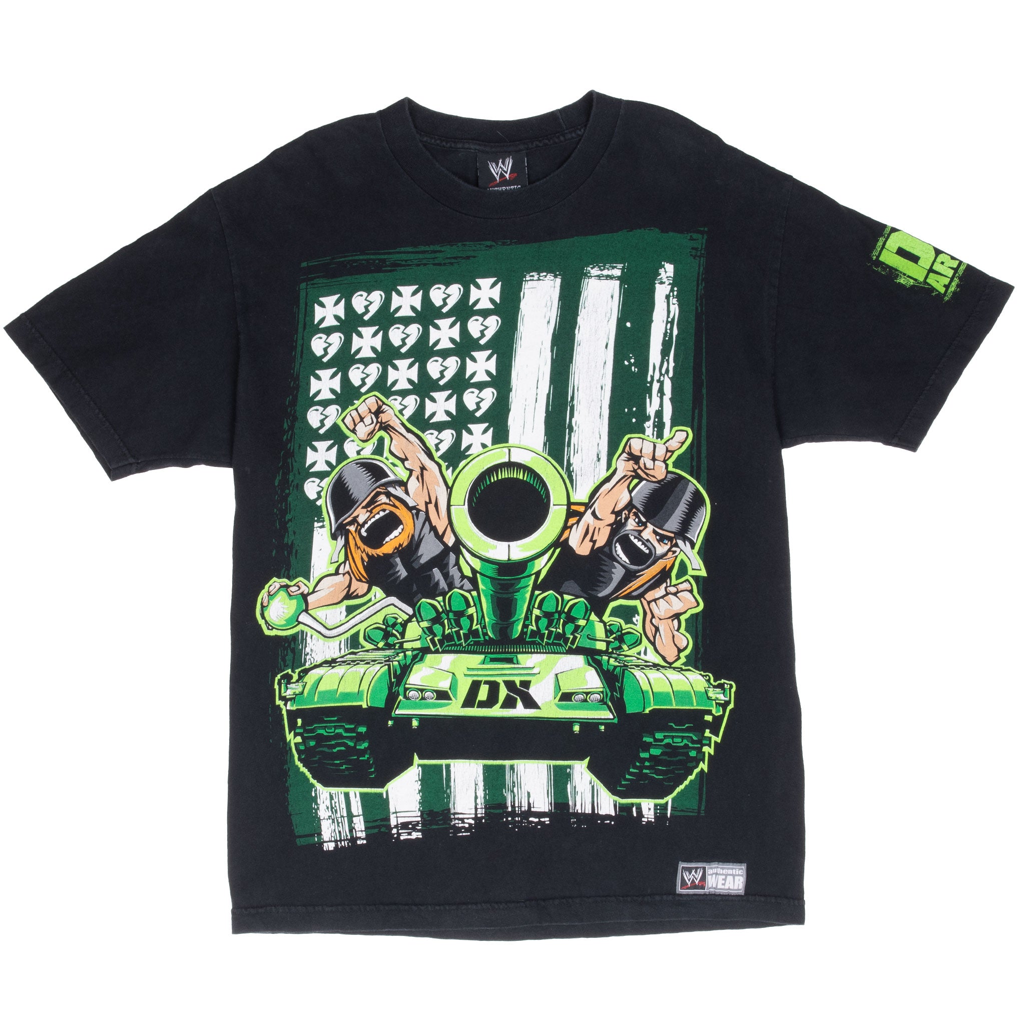 Vintage Wwe Wwf D Generation X Army Tee Shirt 2007 Size Large