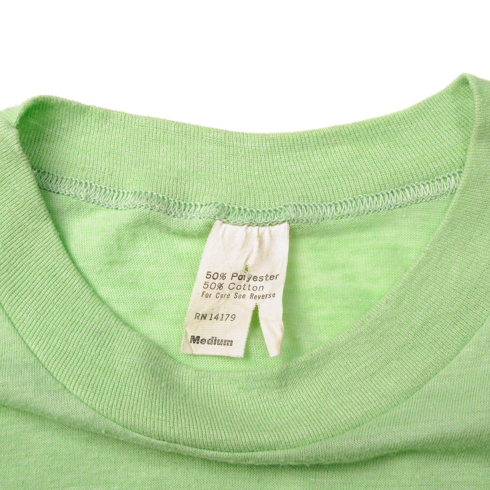 VINTAGE UNIVERSITY OF MIAMI TEE SHIRT SIZE SMALL MADE IN USA 1980s