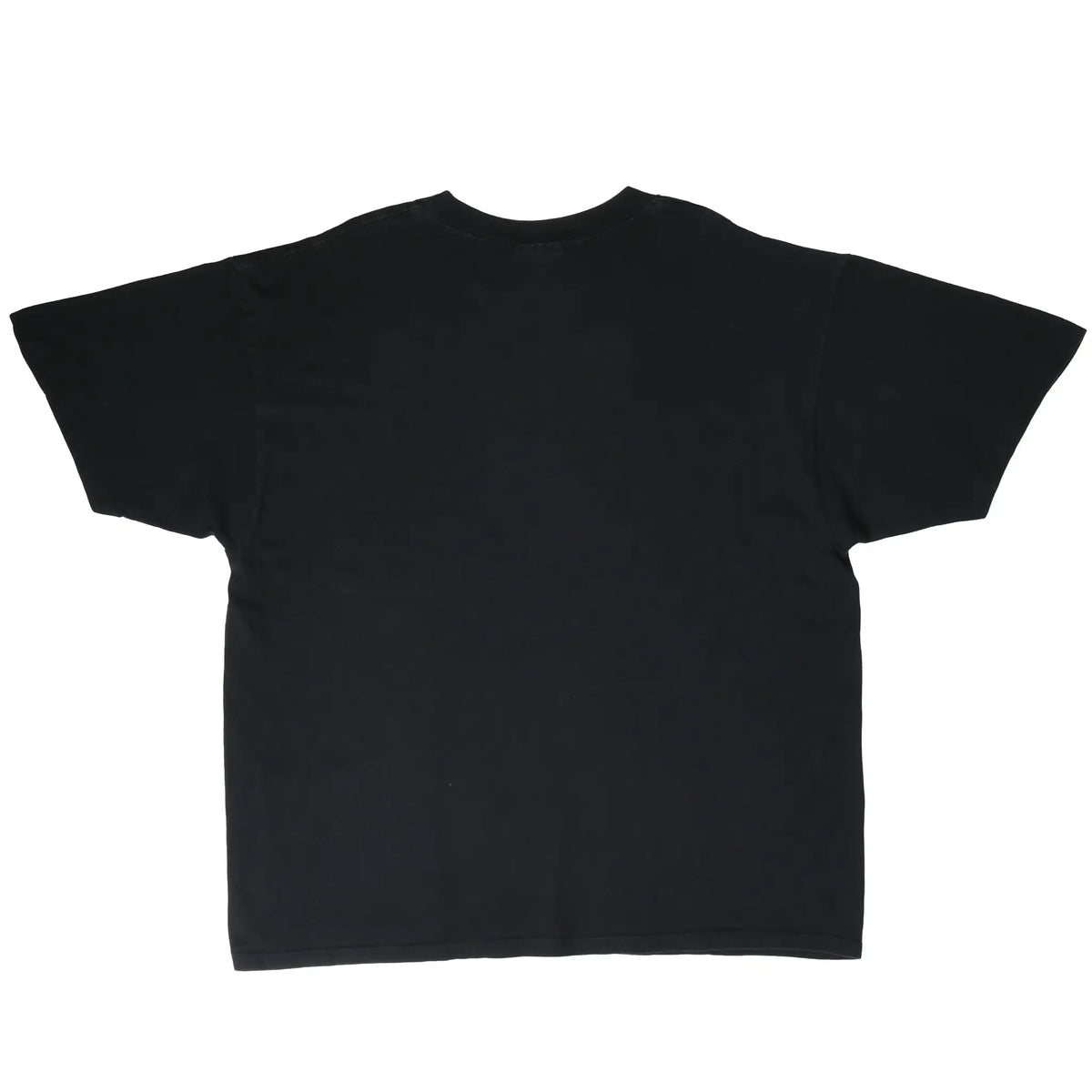 Back of black Hard Rock Cafe Nashville T-shirt with no graphic