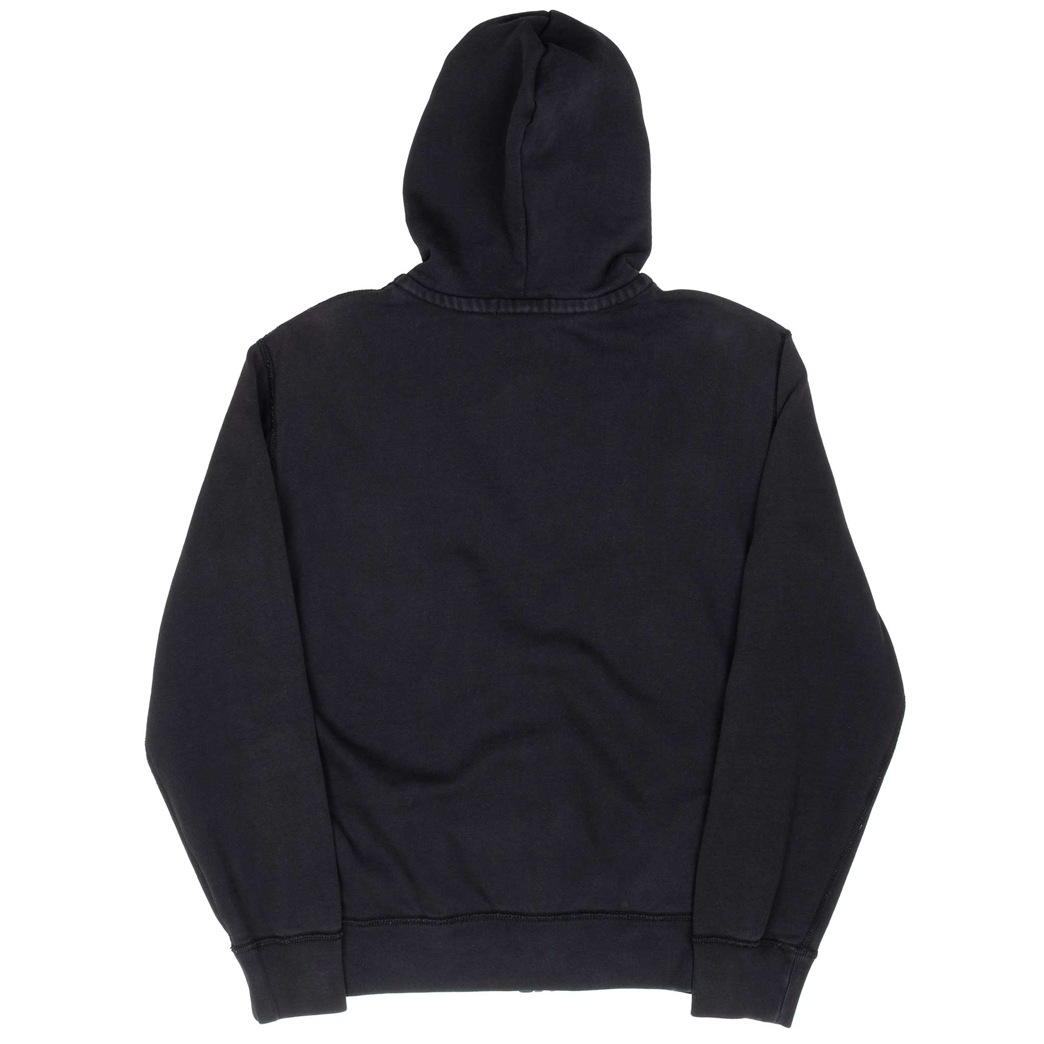 Vintage Ralph Lauren Full Zip Classic Black Hoodie Sweatshirt Size Small