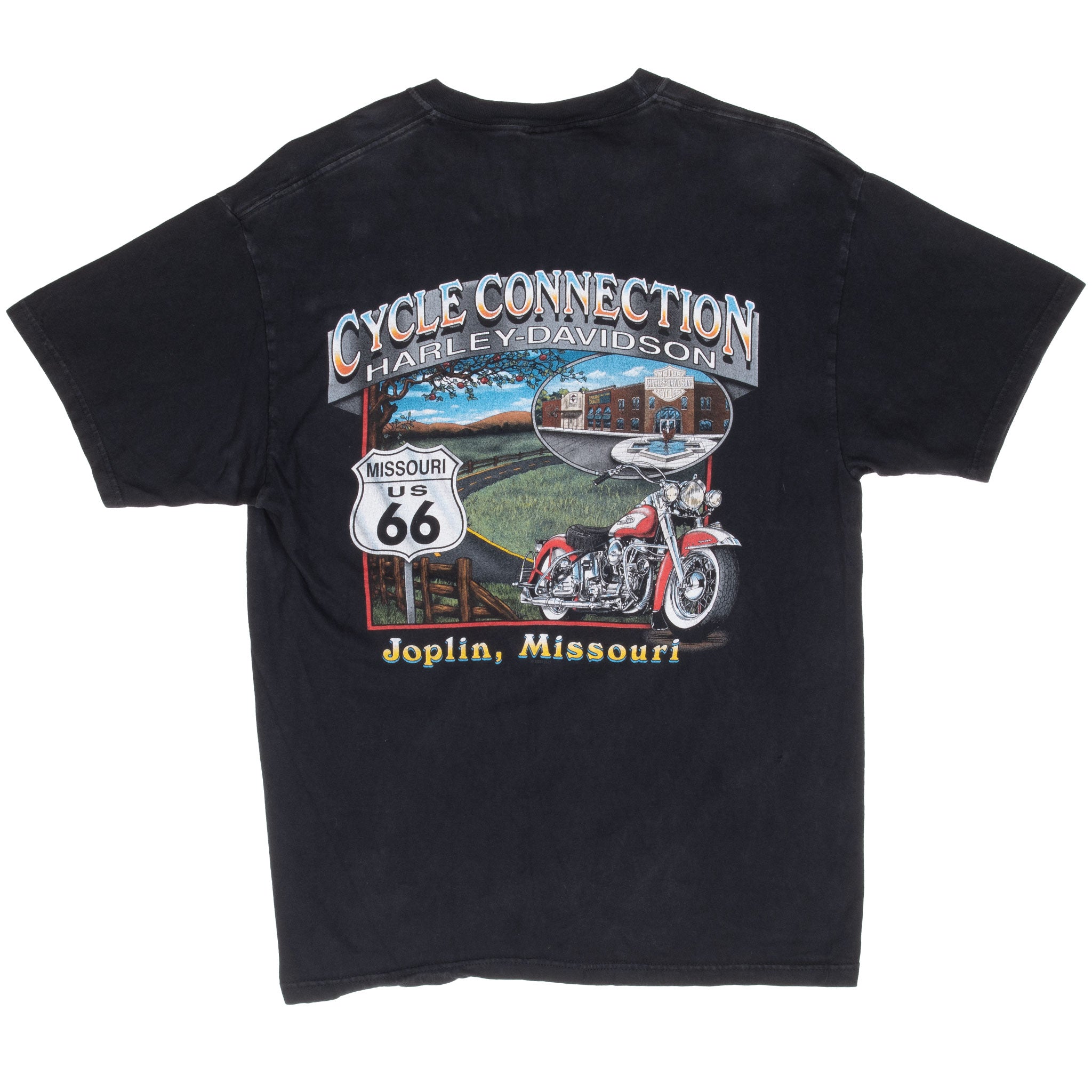 Vintage Harley Davidson Joplin Missouri Tee Shirt 2001 Size Large Made In Usa